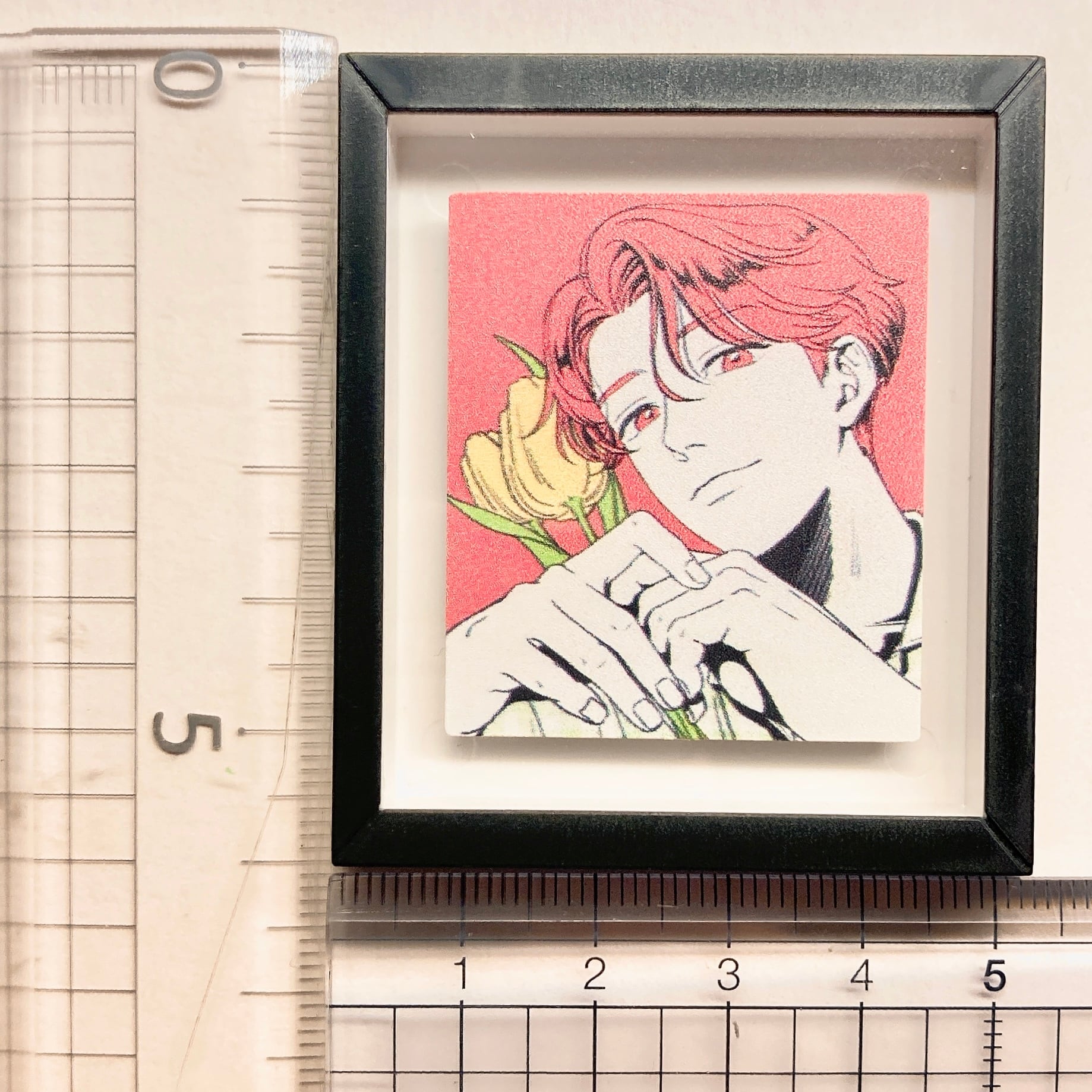 Aさんミニ額縁(マグネット/スタンド付きバッジ) | CRAZY FACTORY