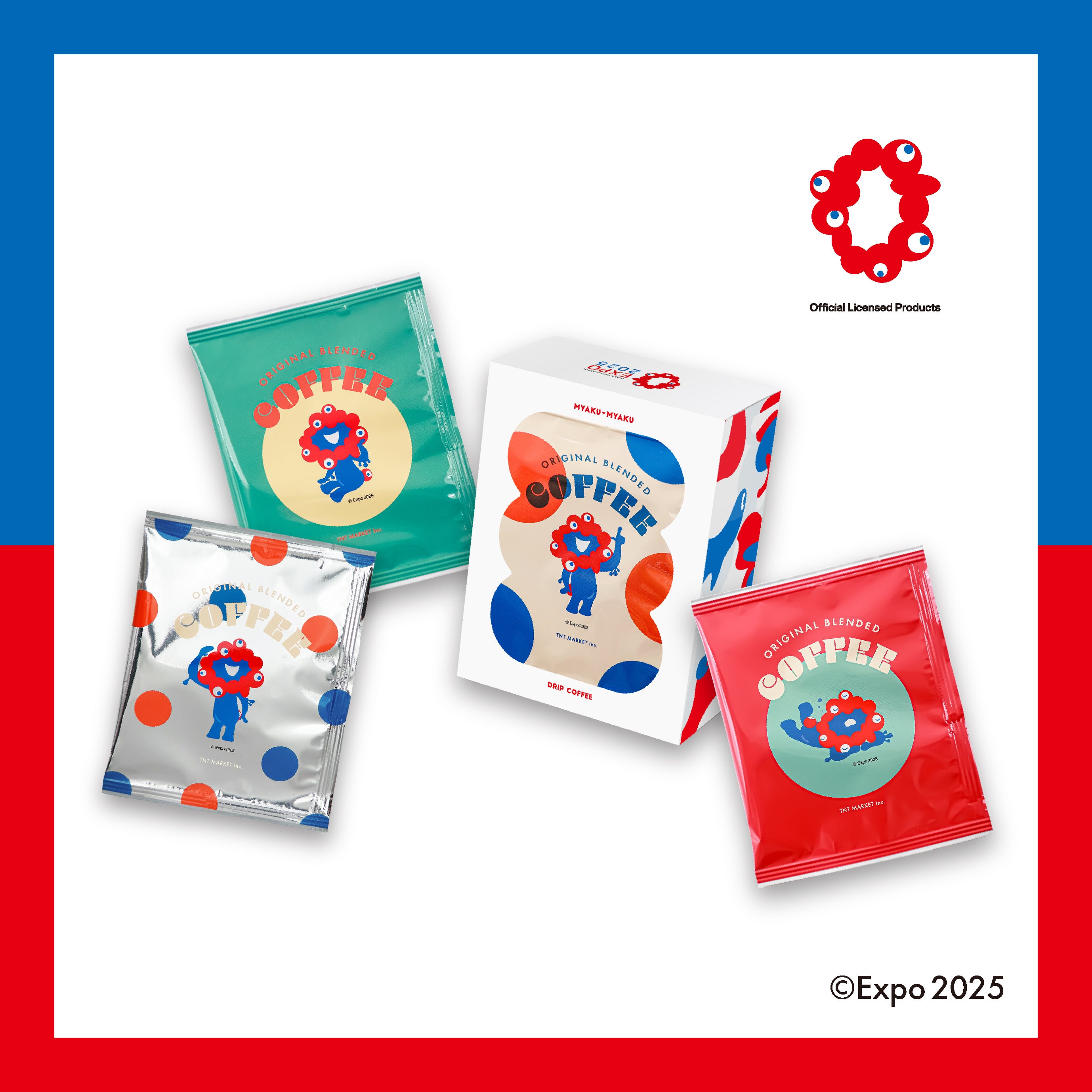 EXPO 2025 ミャクミャクドリップコーヒー 4個セット [大阪・関西万博