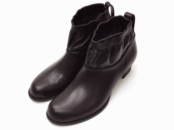 ショセ】C-2332 ブラック BLACK レディース 靴 chausser ショート