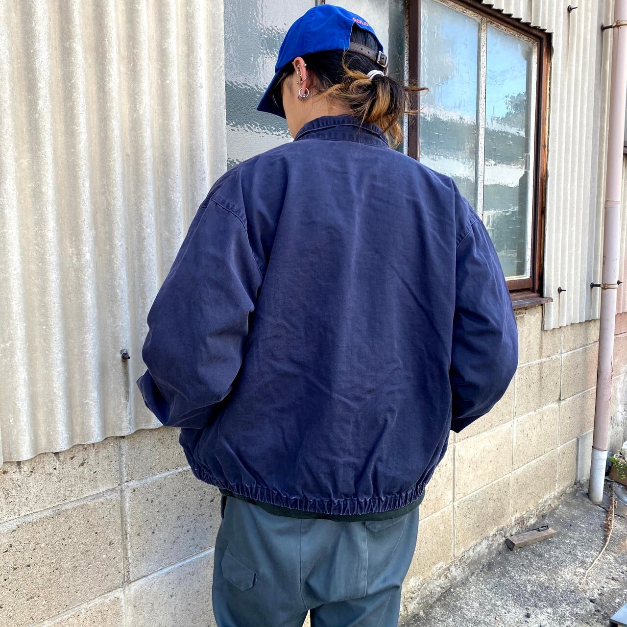 90年代 USA製 ラルフローレン スイングトップ メンズM 古着 90S