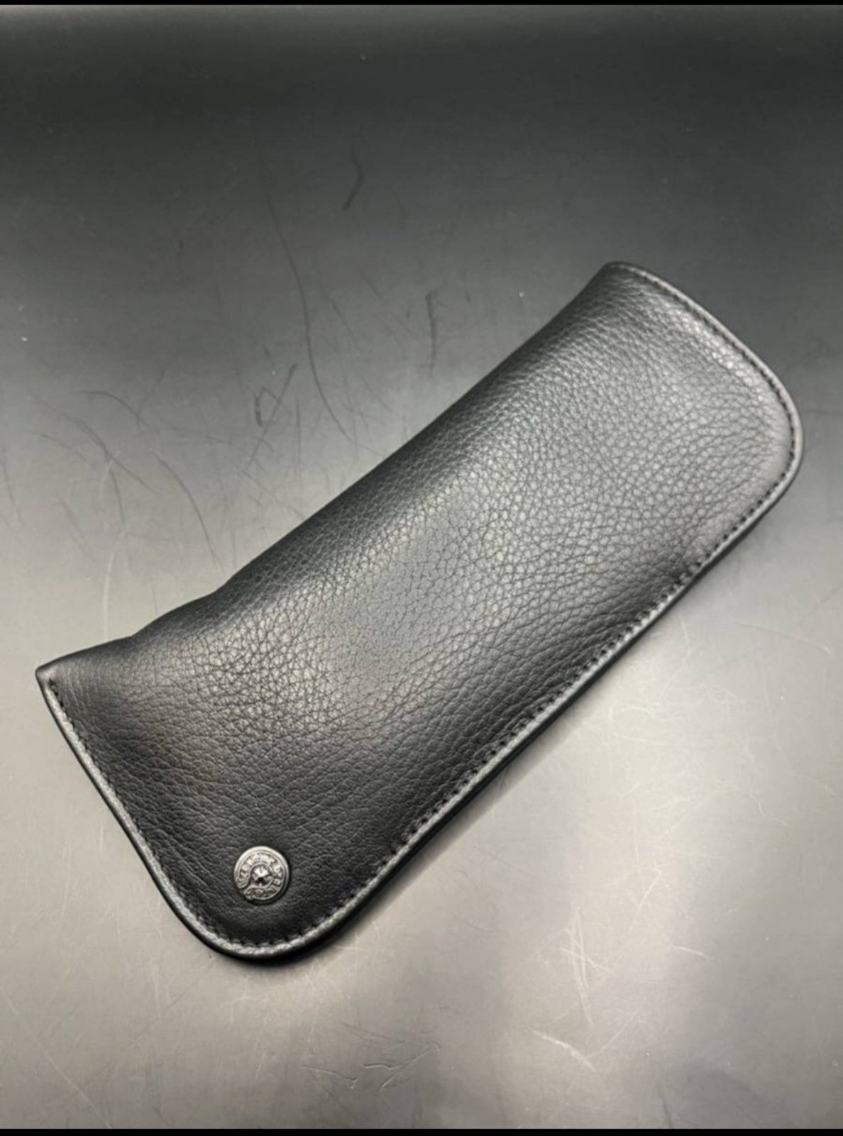 CHROME HEARTS クロムハーツ レザー アイウェアケース ホースシュー