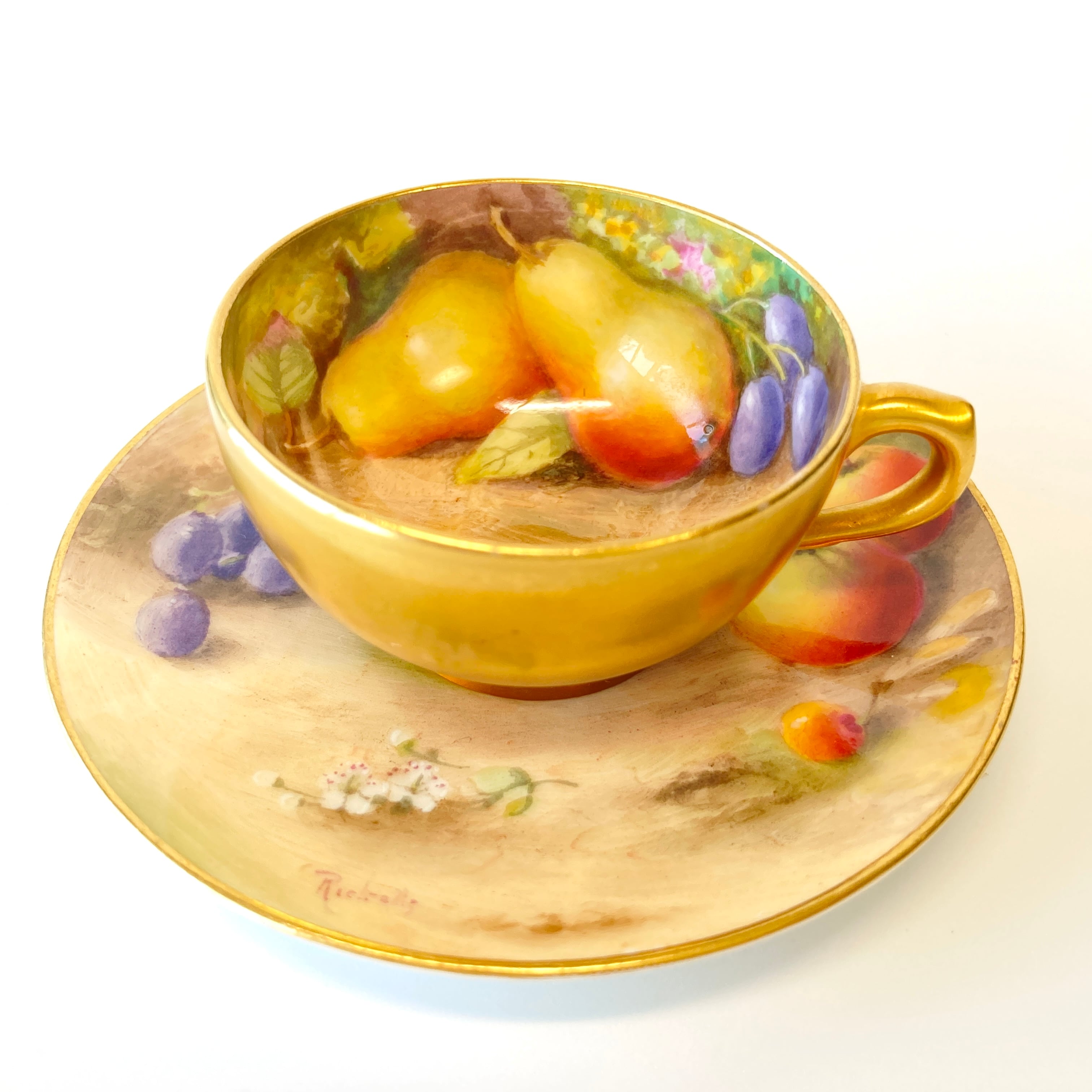 ロイヤルウースター ペインテッドフルーツ プレート リチャード