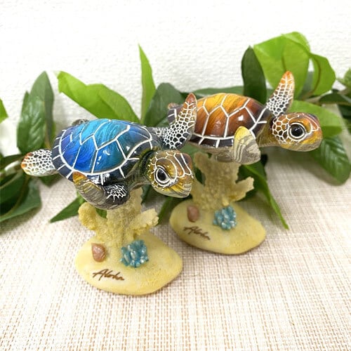 スウィング ホヌ フィギュア Kahiko インテリア 亀 カメ ハワイアン