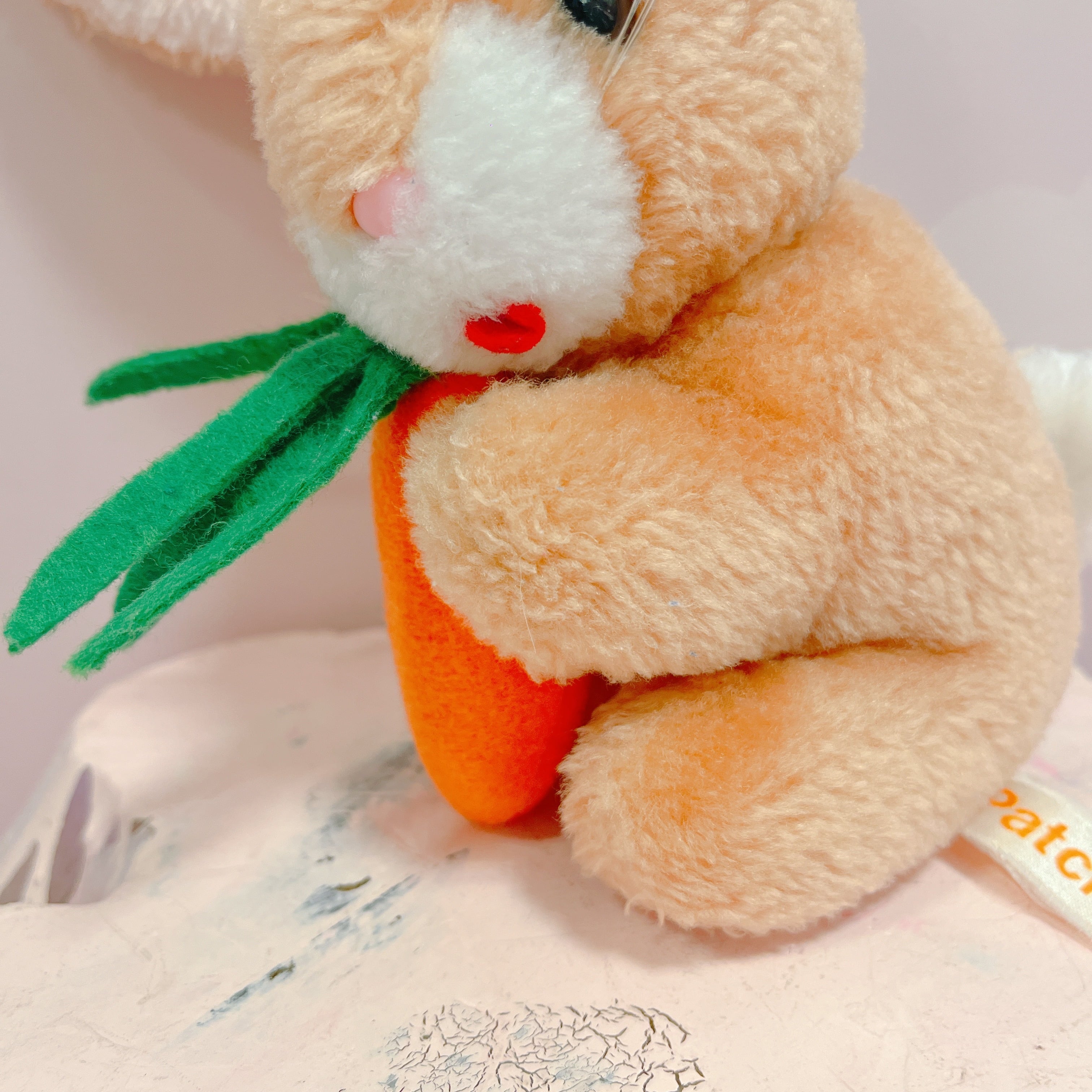 Vtg ぬいぐるみ 茶うさぎ にんじん | Spank!