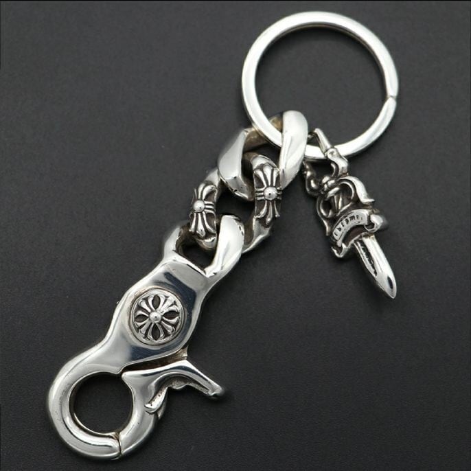 CHROME HEARTS クロムハーツ ファンシーキーチェーン ダガー クリップ