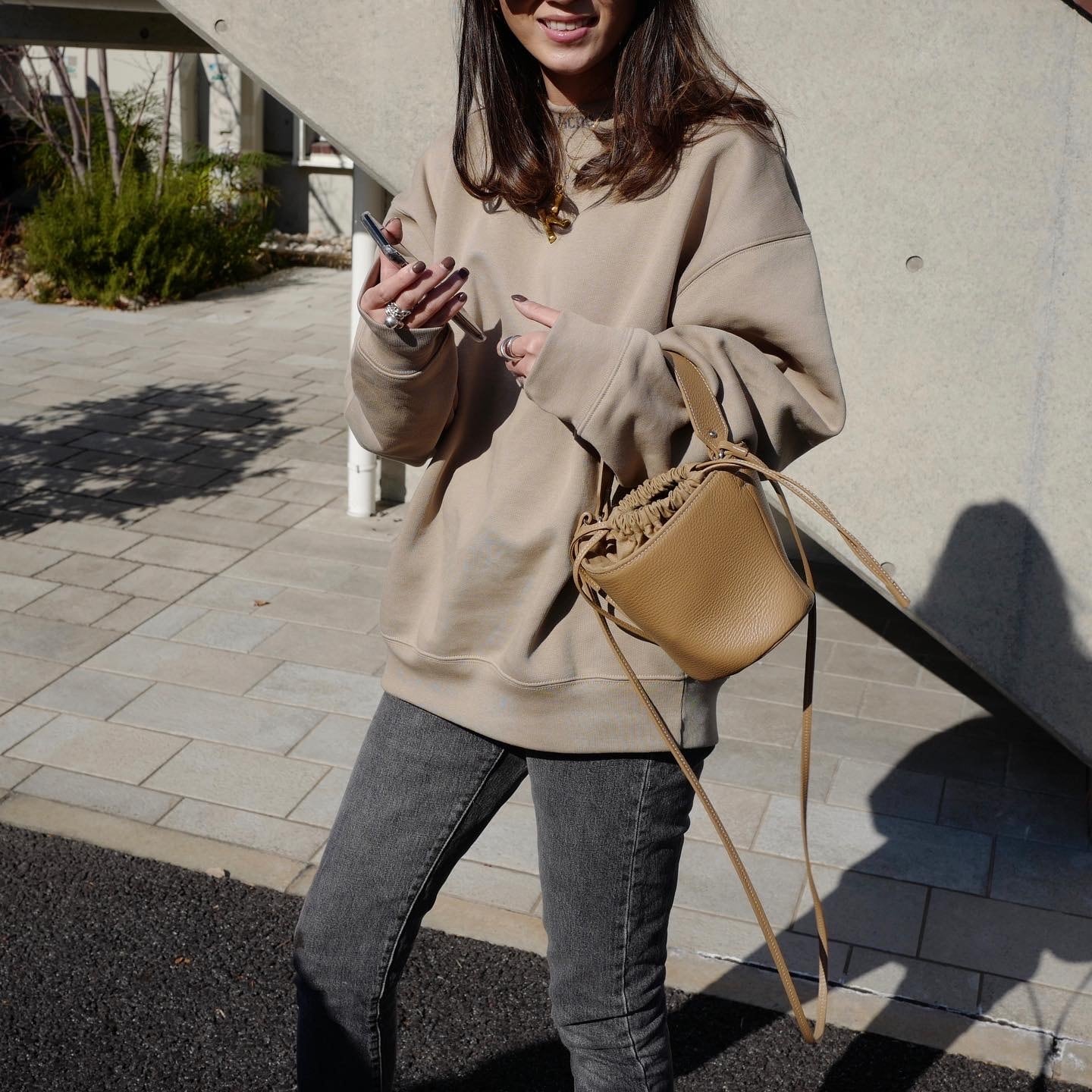 Pottery Bag/BEIGE | ayako