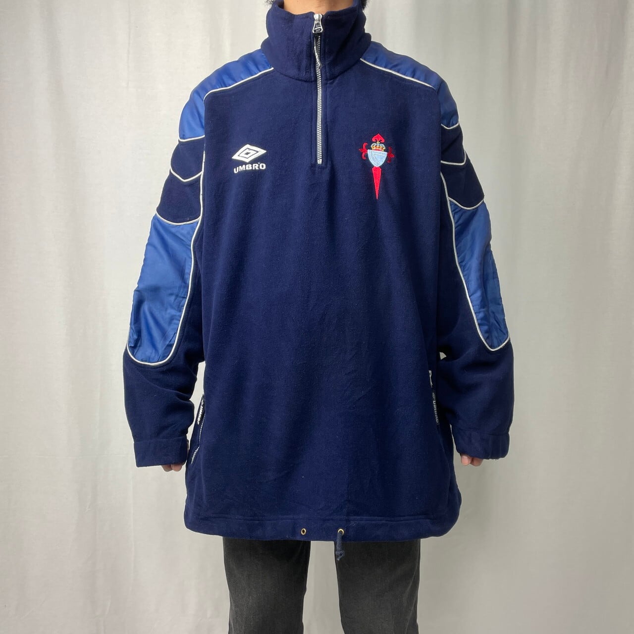 90年代 UMBRO アンブロ Celta de Vigo サッカーチーム フリースプル