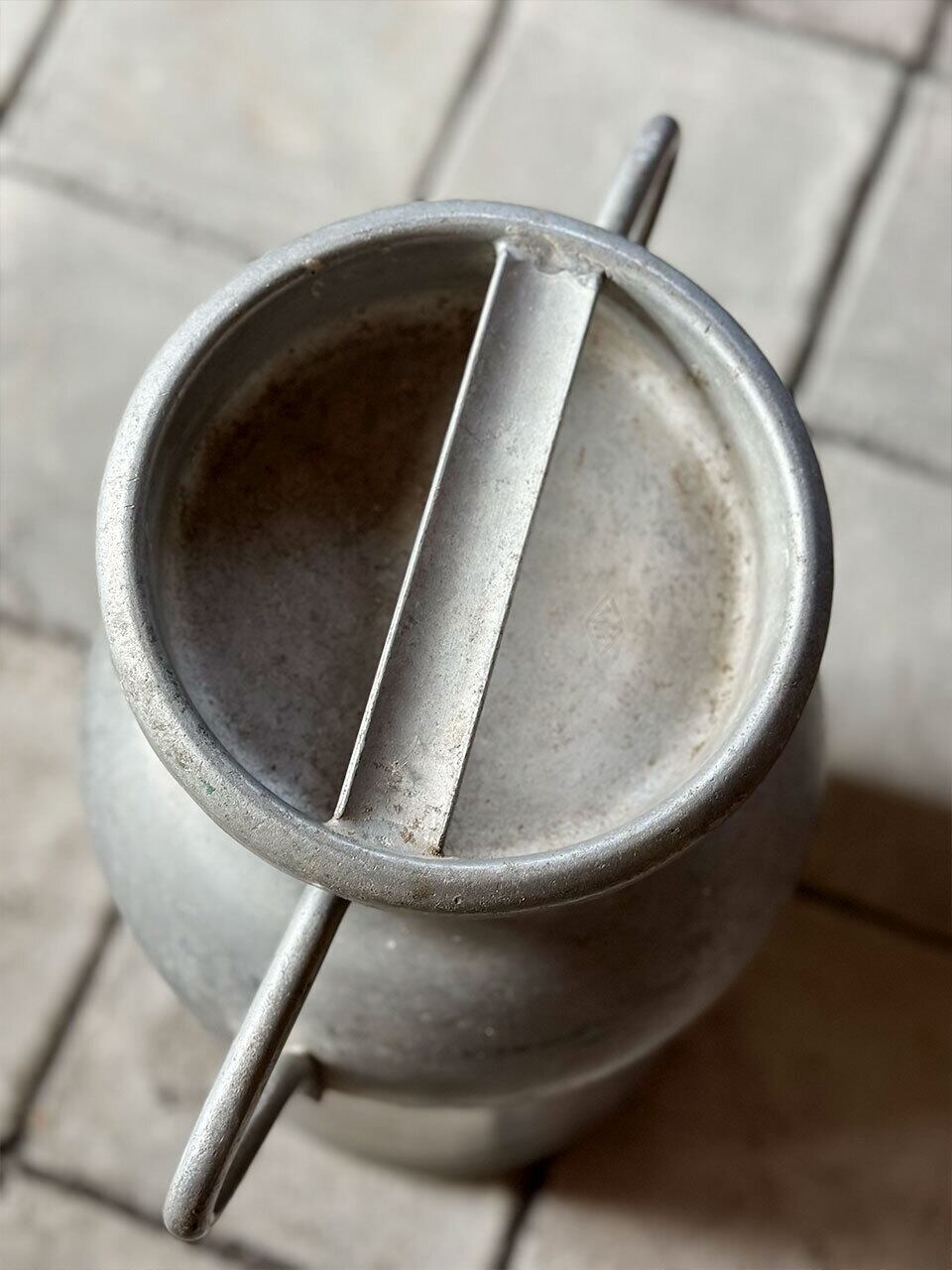 アルミ製 ミルク缶 蓋付き | Brocante de La Cocotte （フランス