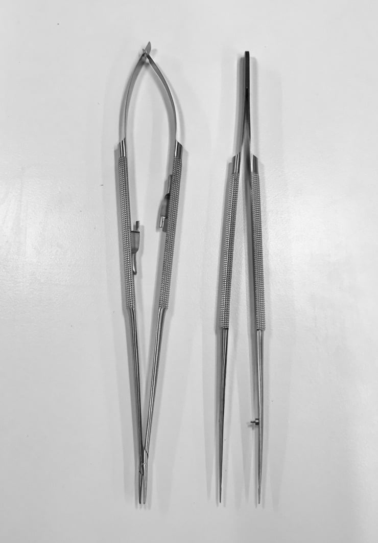 非臨床】マイクロ血管吻合セットB 個人購入特別パッケージ（持針器21cm