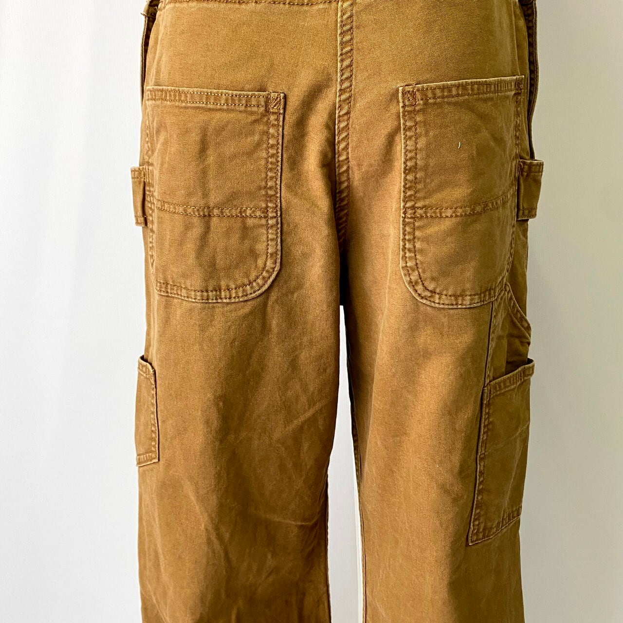 Carhartt カーハート ダック地 ダブルニー オーバーオール 古着