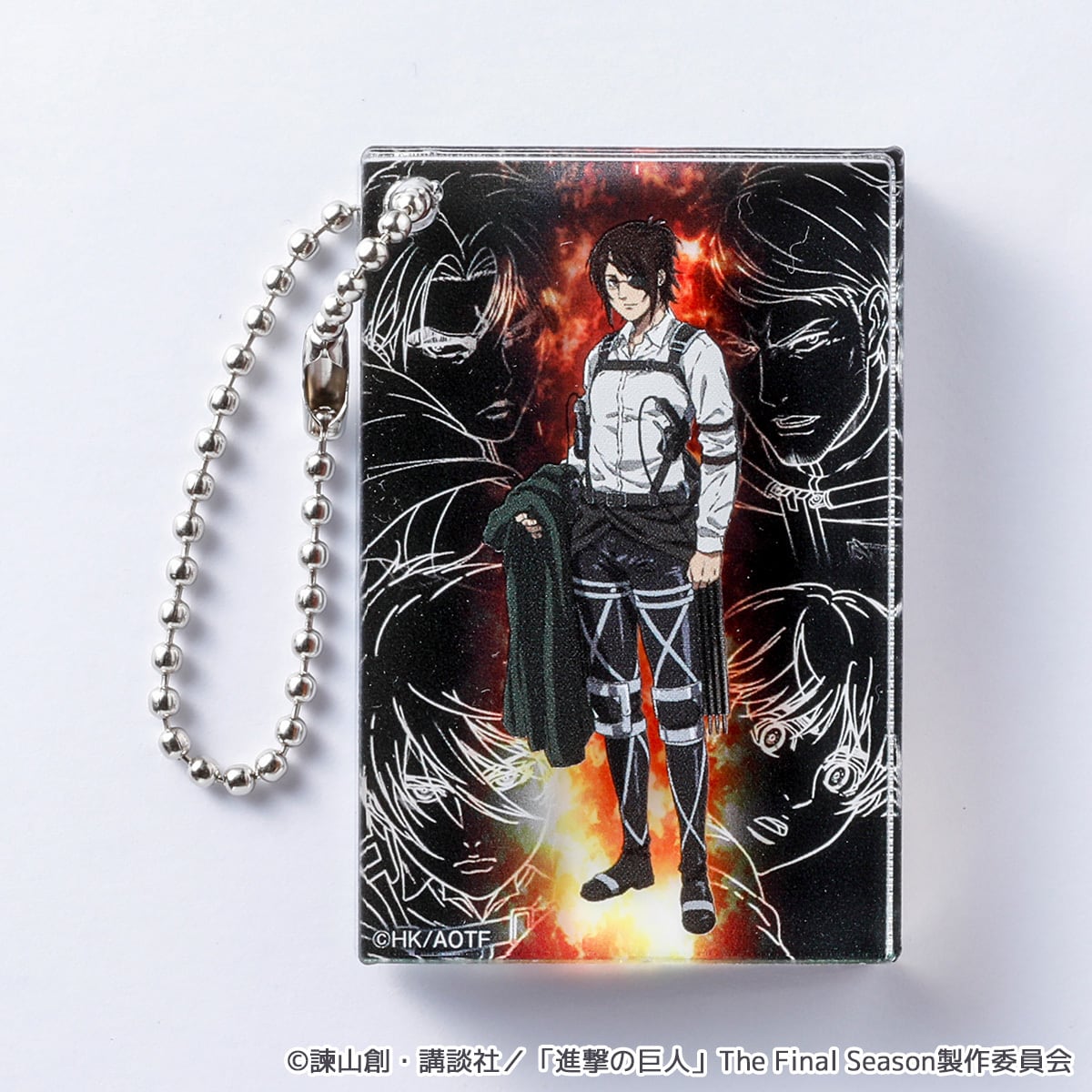 進撃の巨人】アクリルブロックキーホルダー（ハンジ） | キャラfab