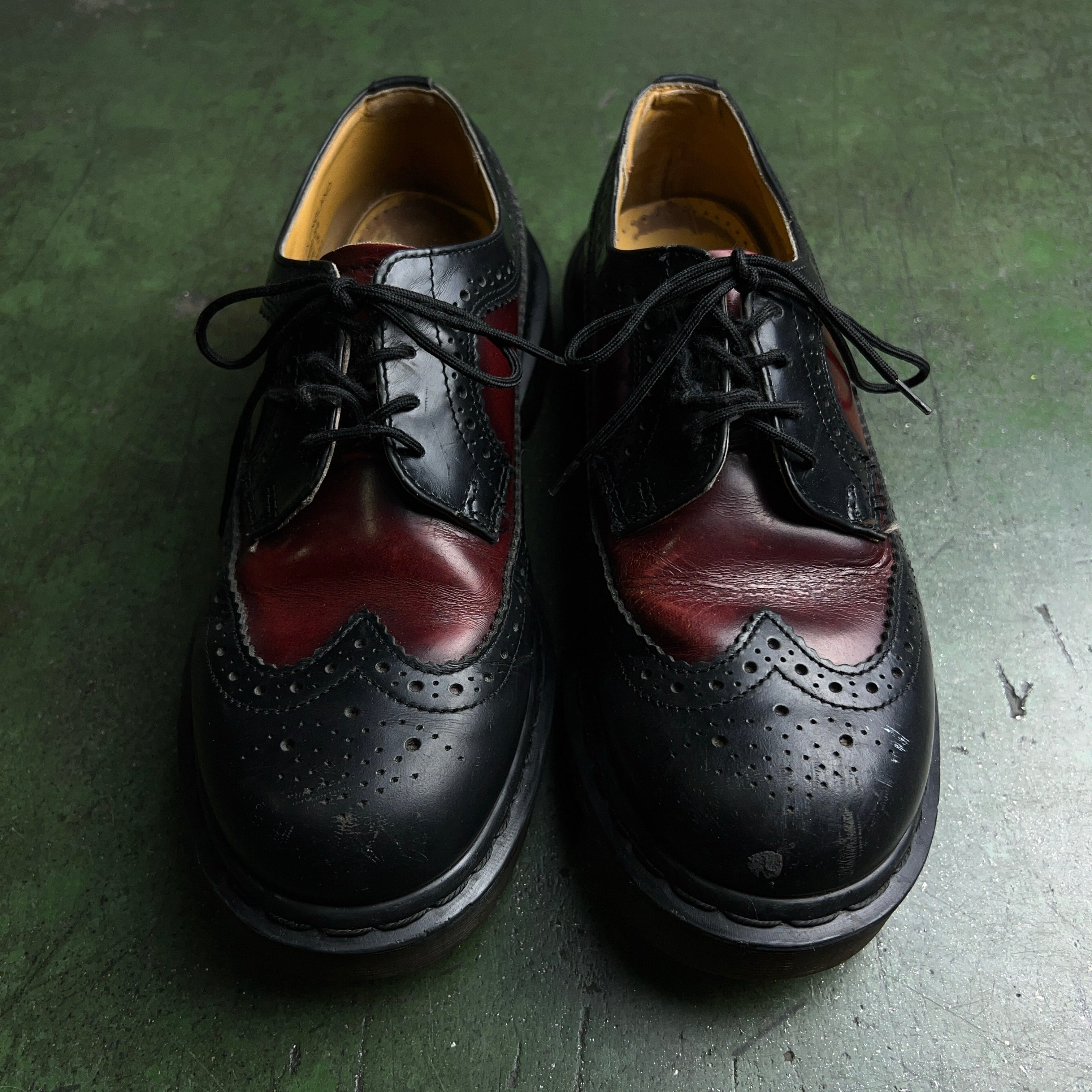 90's Dr.Martens Wing Tip Leather Shoes MADE IN ENGLAND 90年代