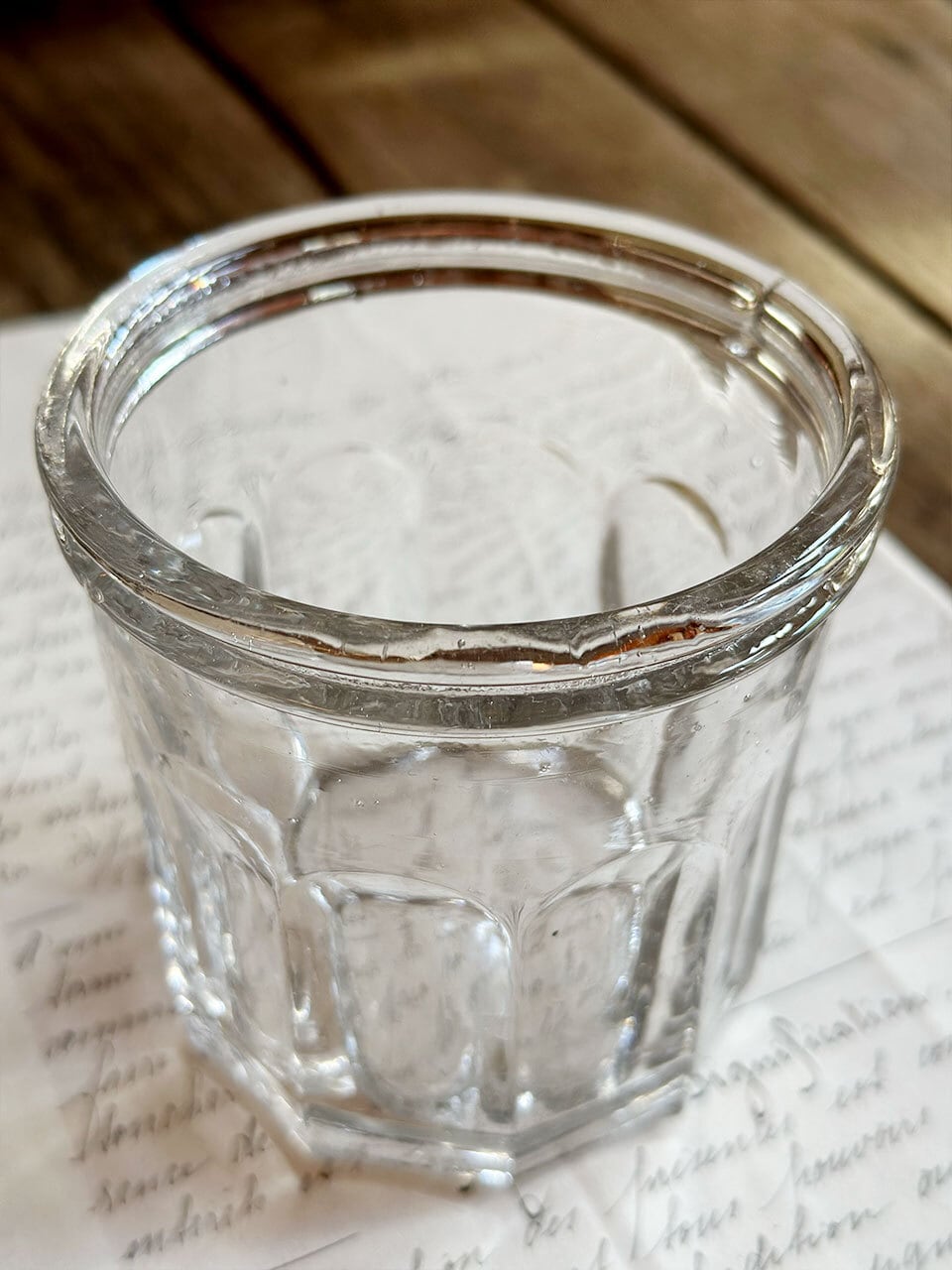 ガラス コンフィチュール ジャムポット | Brocante de La Cocotte