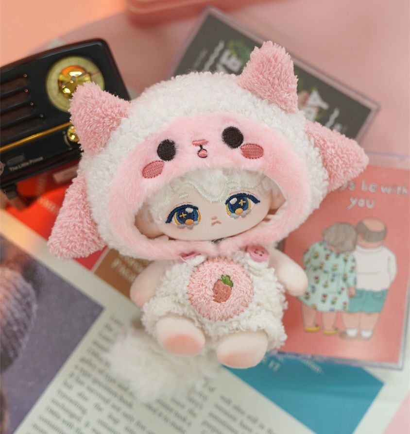 10cm 無属性 ぬいぐるみ 20cm 着せ替えぬいぐるみ 白髪の泣き虫男の子