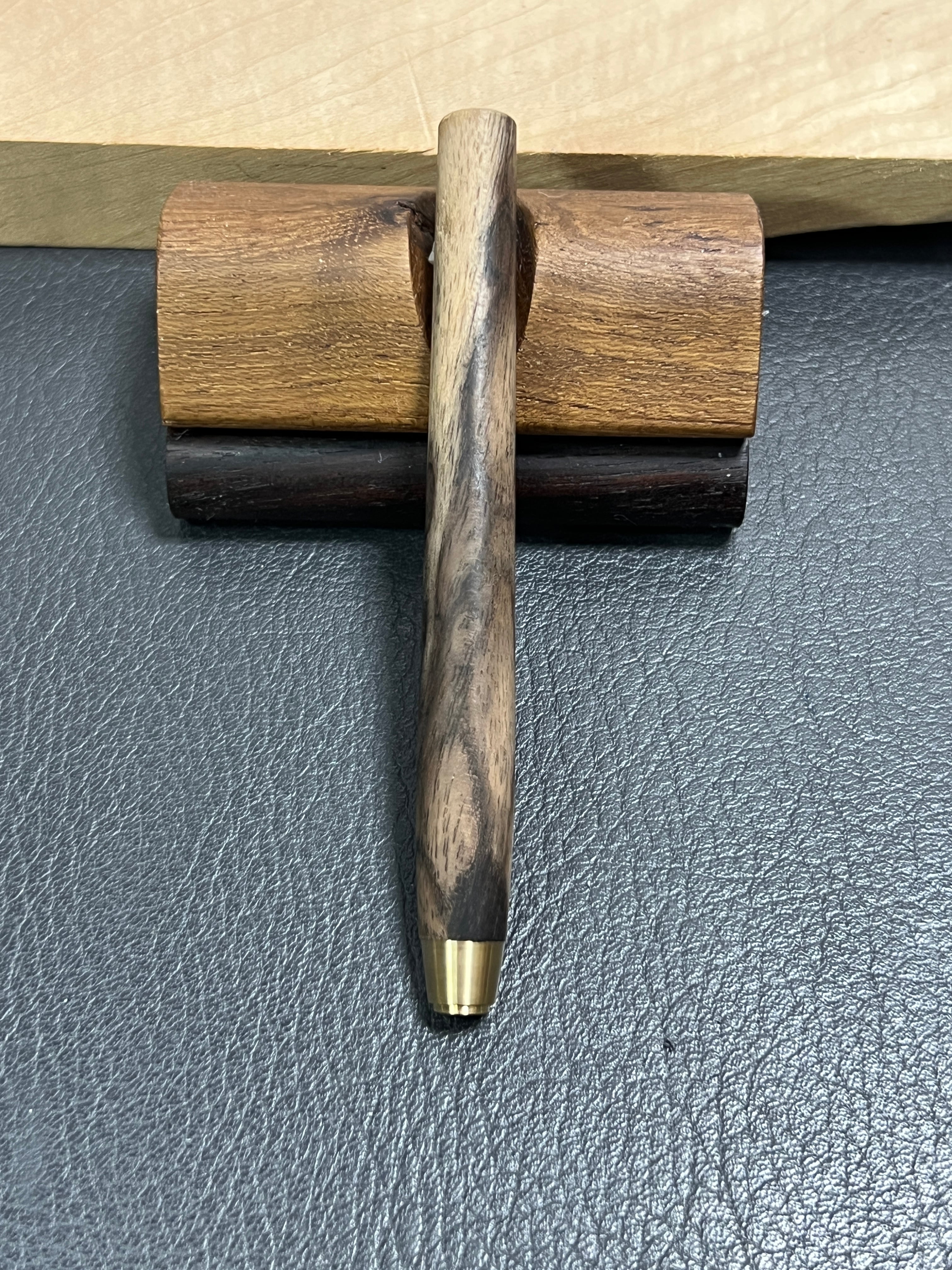 248黒柿 PG-5用木軸 低重心テーパー 真鍮 | handwood