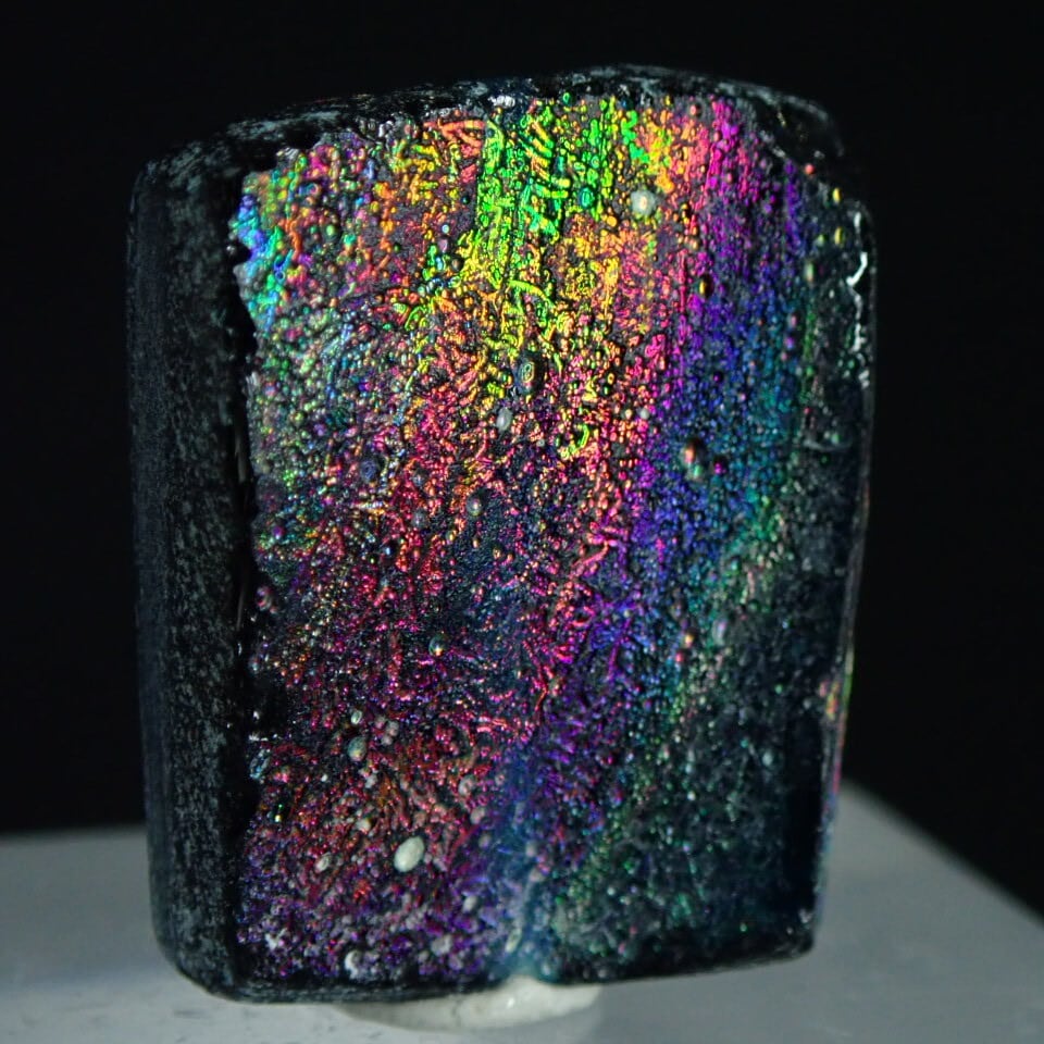 ローマングラス 銀化ガラス アンティーク ローマ 虹 rgz456