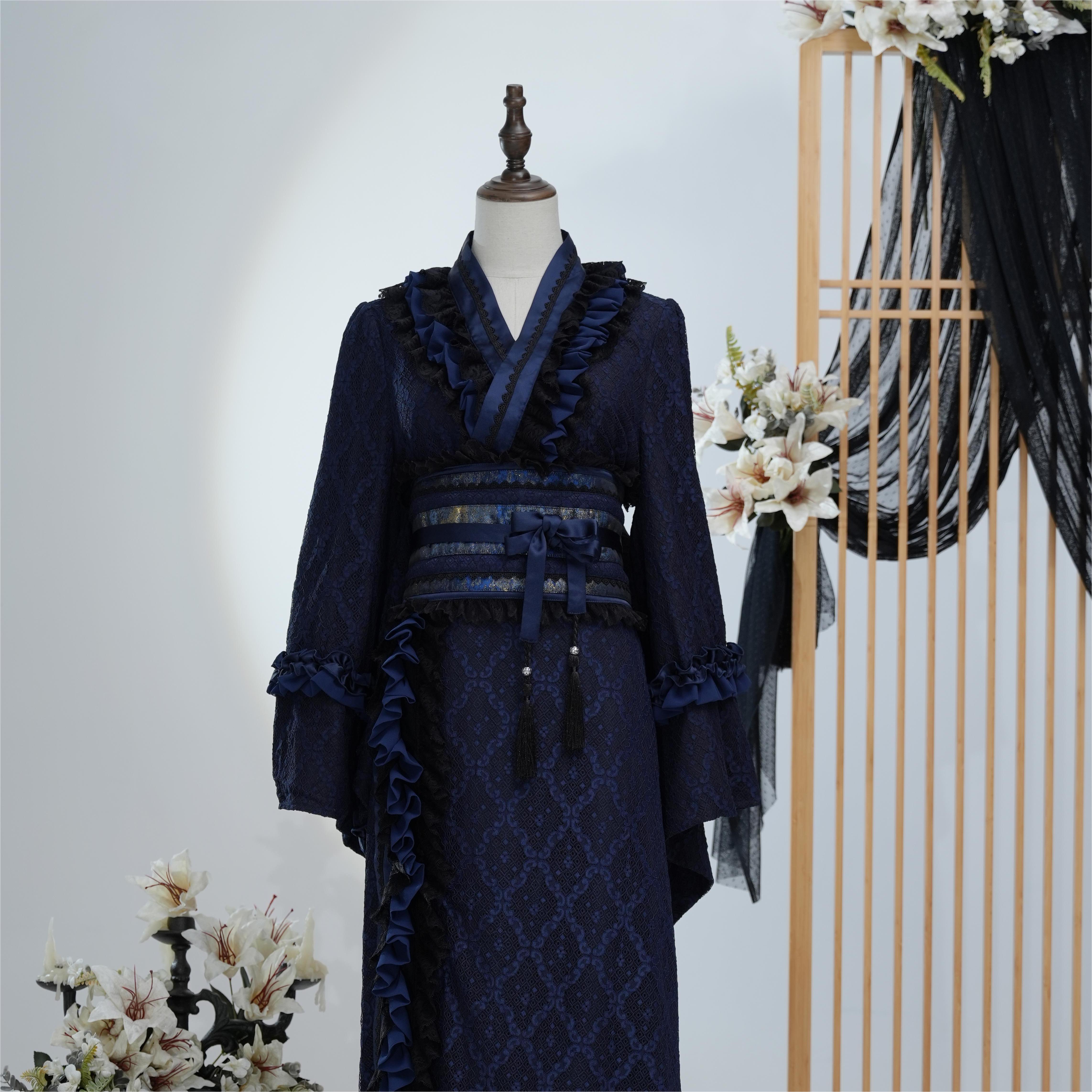 月影の待ちびと 和様セットアップワンピース | HoshibakoWorks