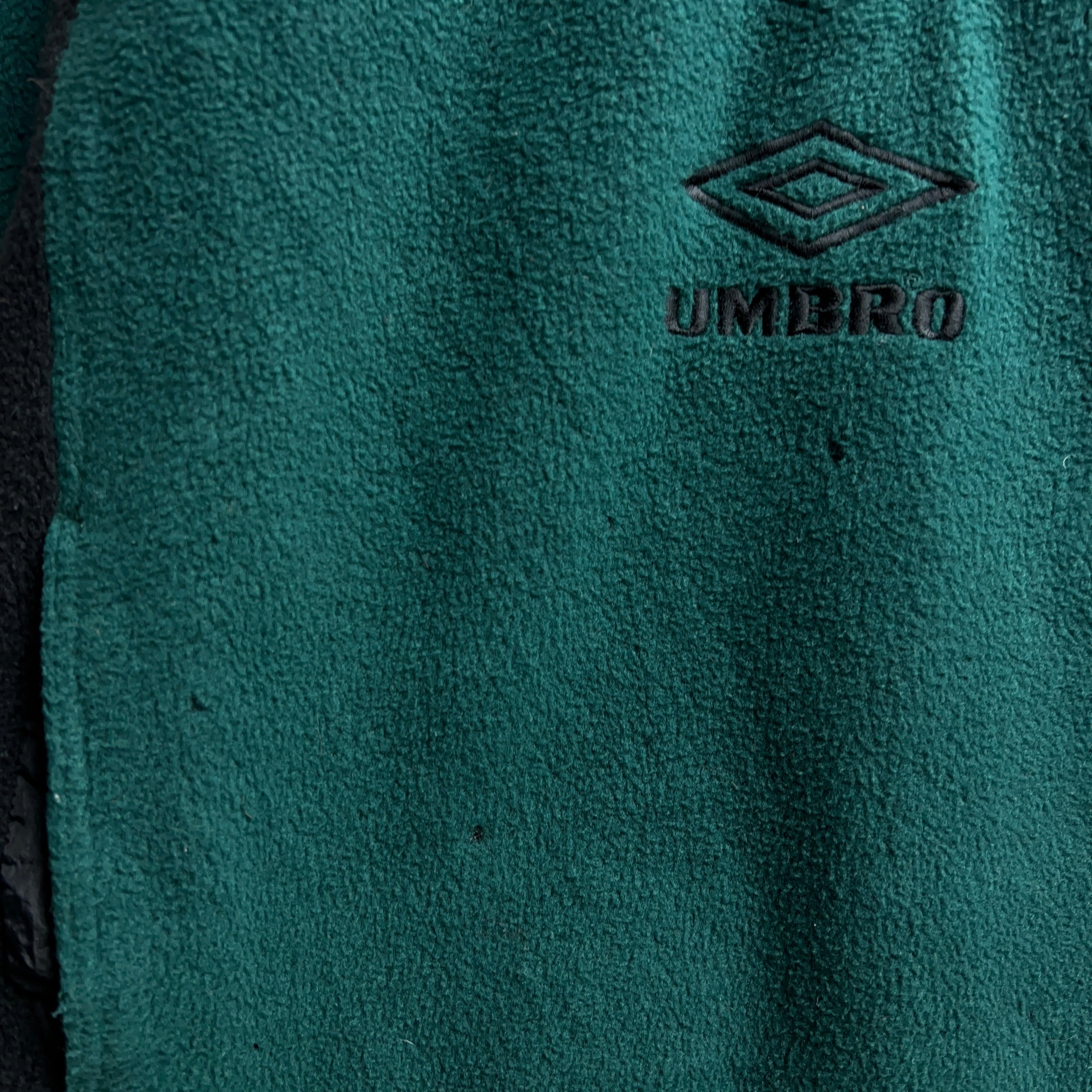 90's~ “UMBRO” Fleece Pullover SIZE XL アンブロ ハーフジップ