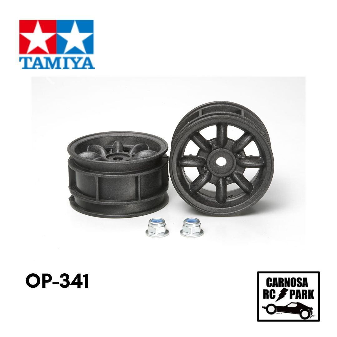 TAMIYA タミヤ】Mシャーシ8本スポークホイール （強化タイプ）[OP-341