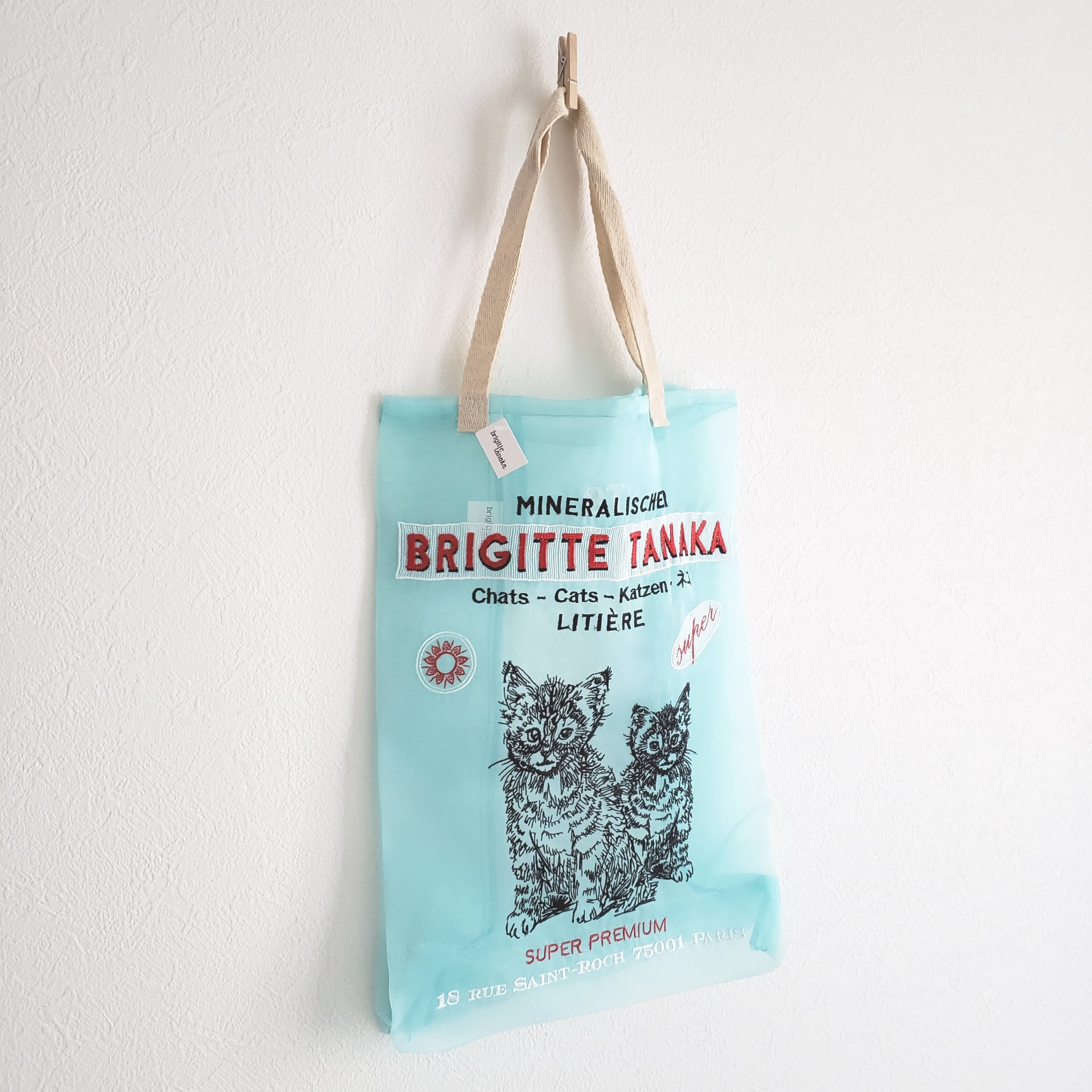 RESTOCK* *送料無料*【BRIGITTE TANAKA】SAC CHATS ORGANZA ET