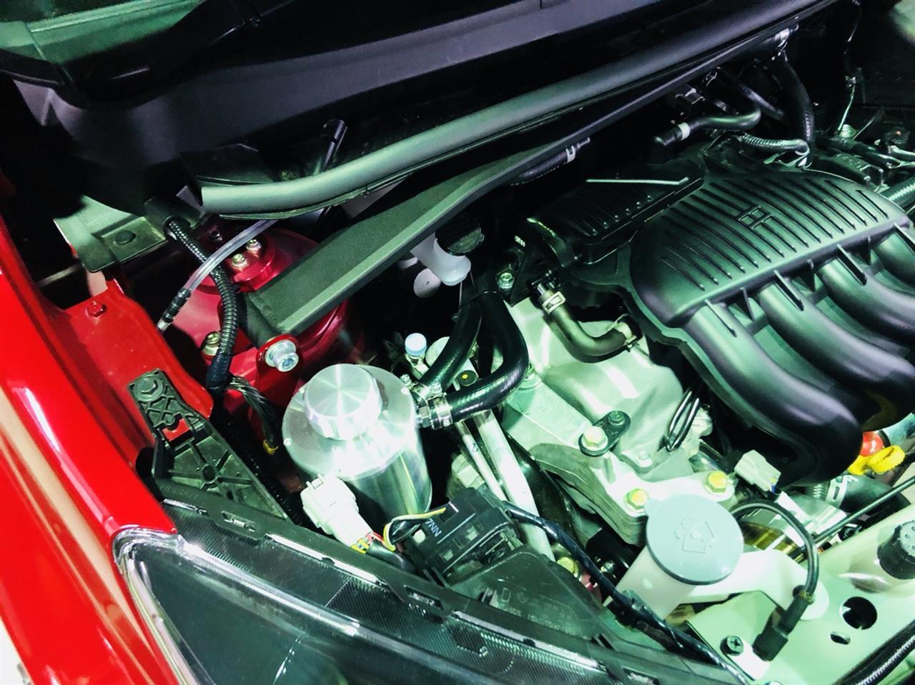 K13改/E12改『アルミ削り出しレーシングオイル キャッチタンク』 | N