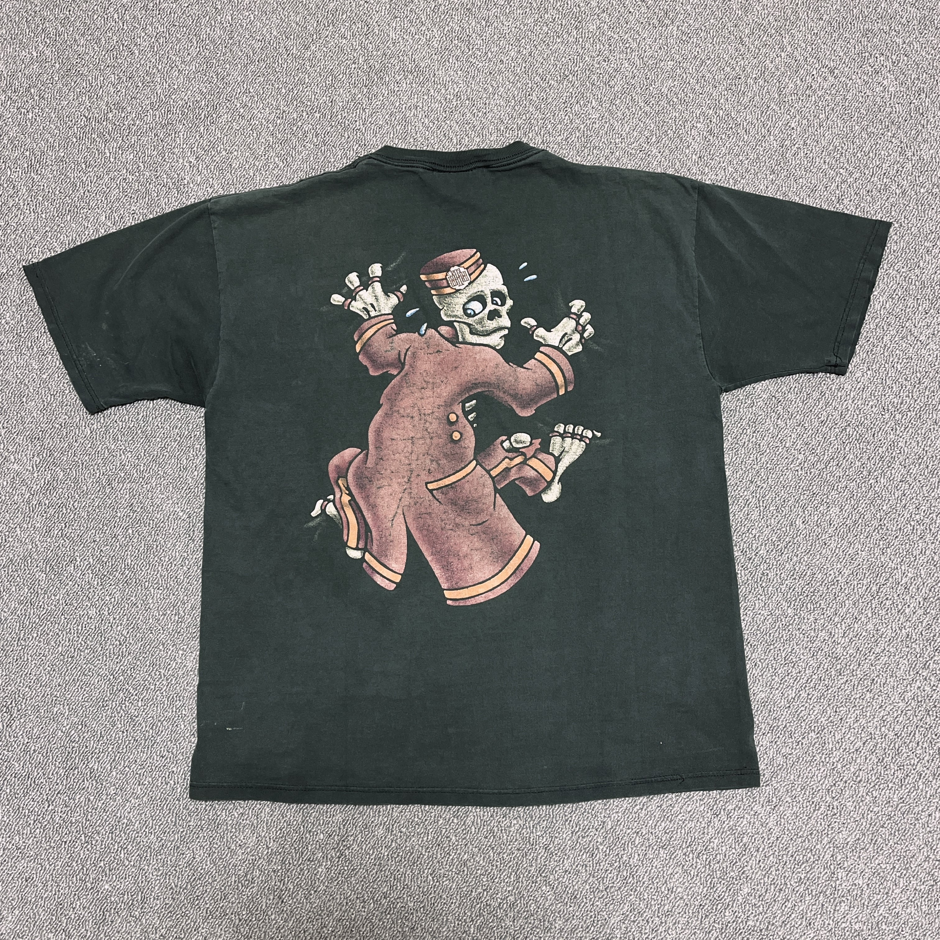 disney タワーオブテラー 骸骨 ヴィンテージTシャツ USA製 | Black