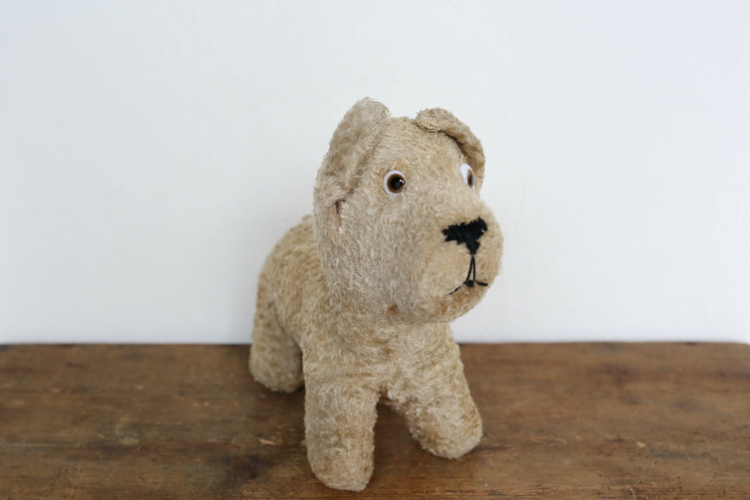 フランス アンティーク ヴィンテージ 犬のぬいぐるみ テリア | EMUPARIS