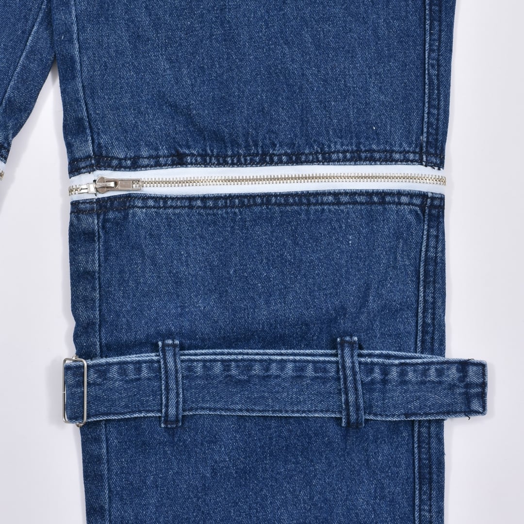 ニーZIPデニムパンツ | VOLCAN&APHRODITE