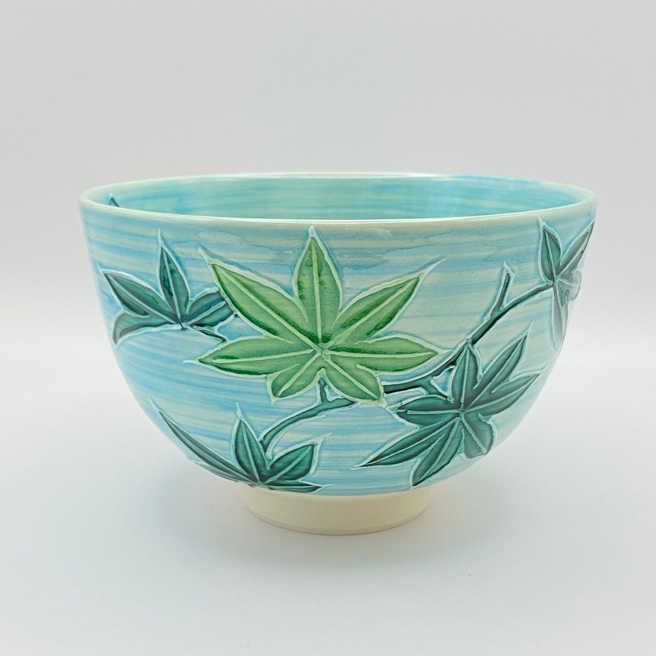 新品】茶碗 淡浅黄交趾 楓 山本一如 共箱入 | 錦玉堂オンラインショップ