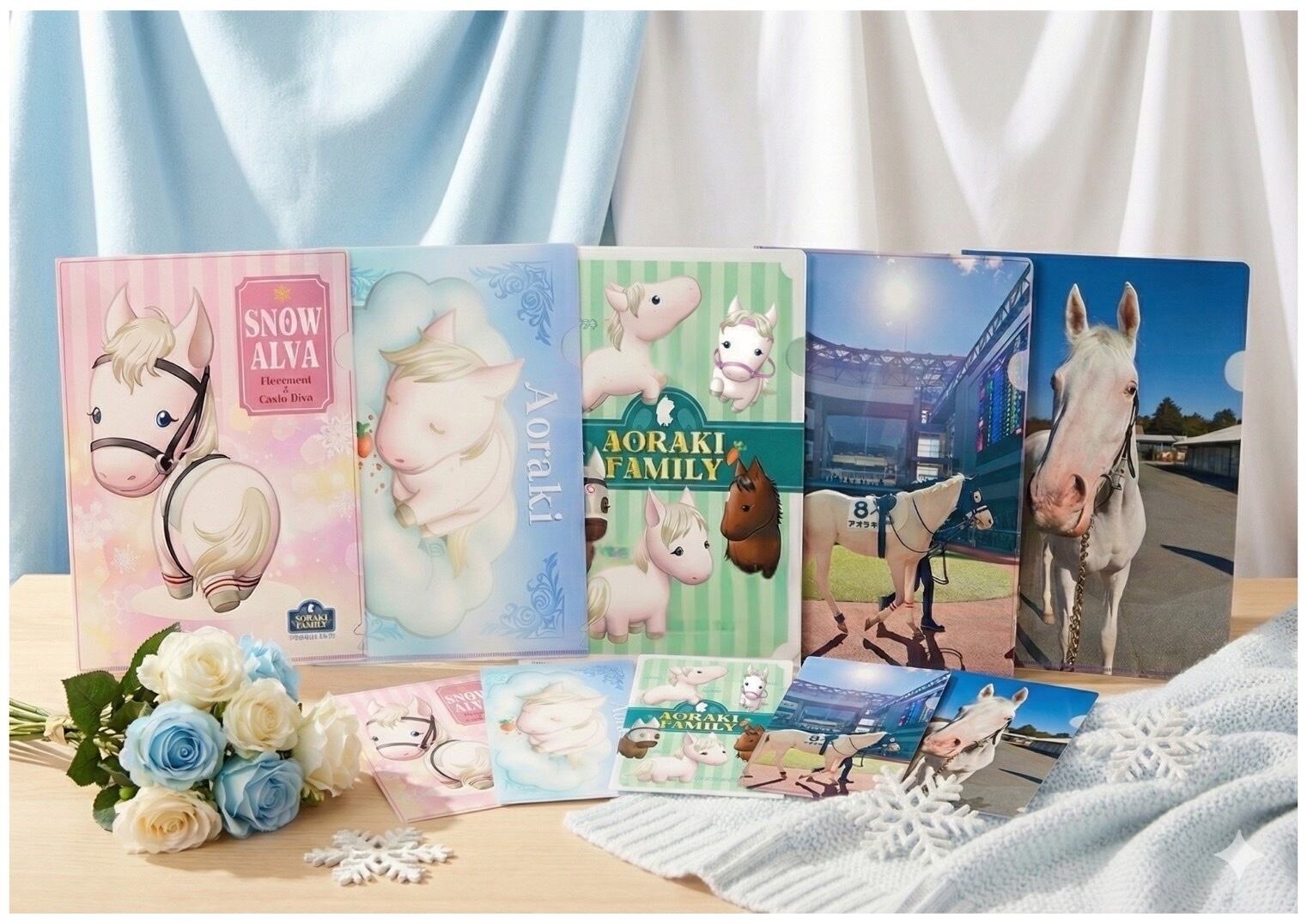 5枚セット】クリアファイル＆ポストカード | Aoraki family Official Shop
