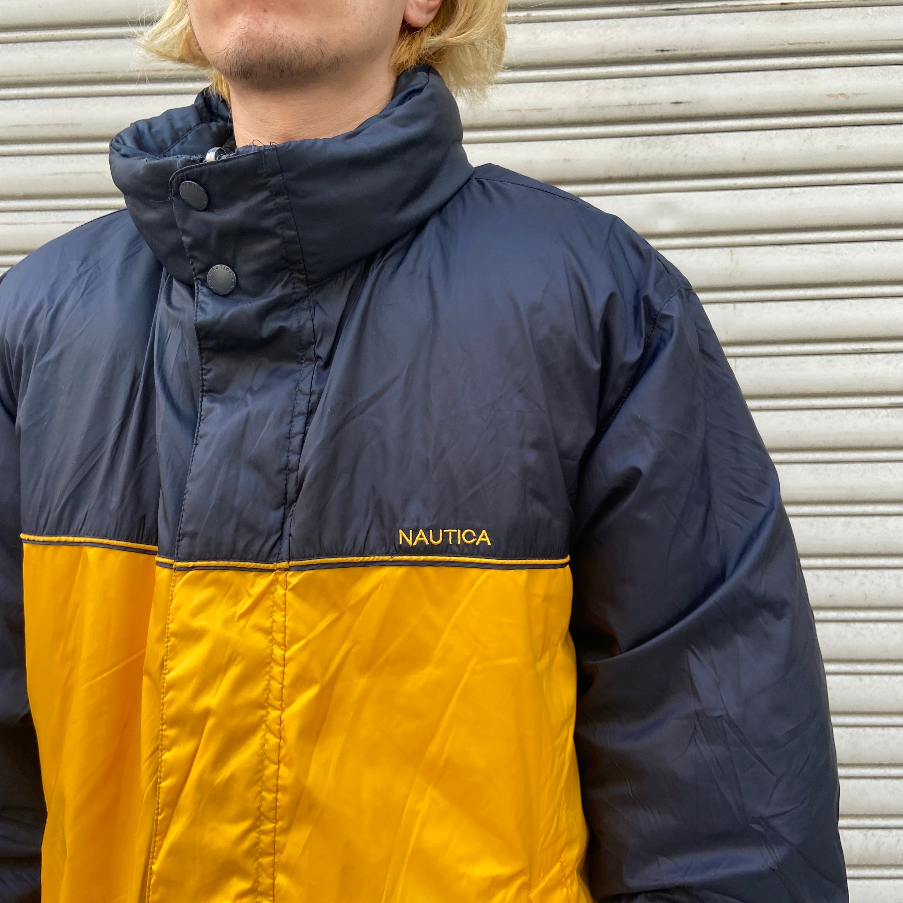 送料無料』NAUTICA ノーティカ リバーシブル中綿ダウンジャケット XL