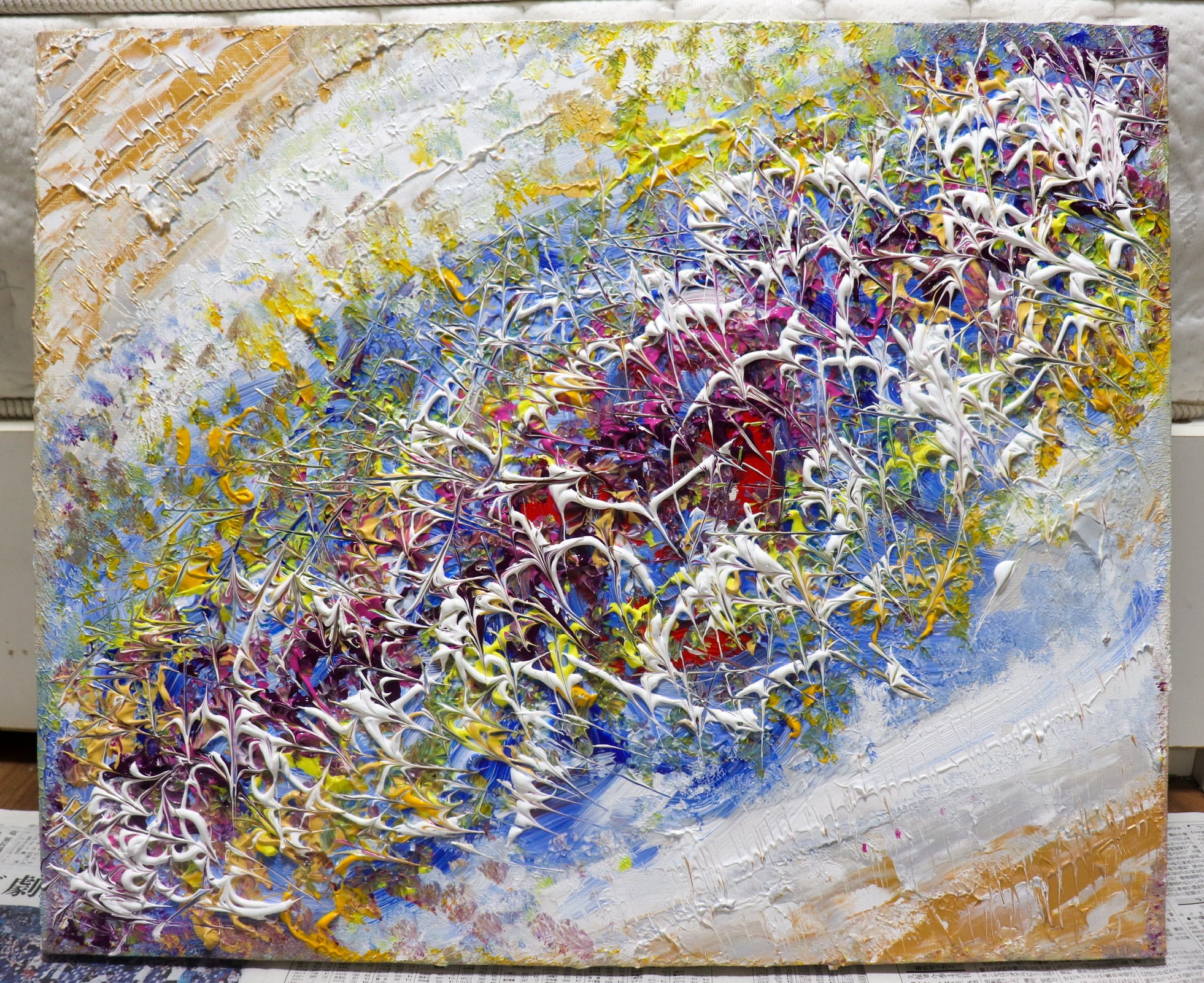 抽象画 原画 現代アート F12号 | yk3art.official