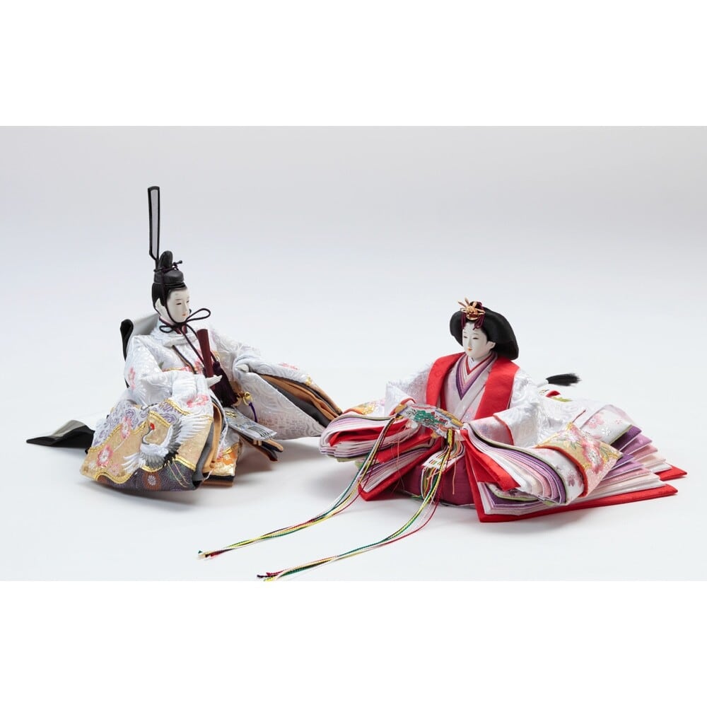 雛人形｜久月 平飾り 金駒刺繍 飯塚孝作｜女の子 ｜桃の節句｜久月正規