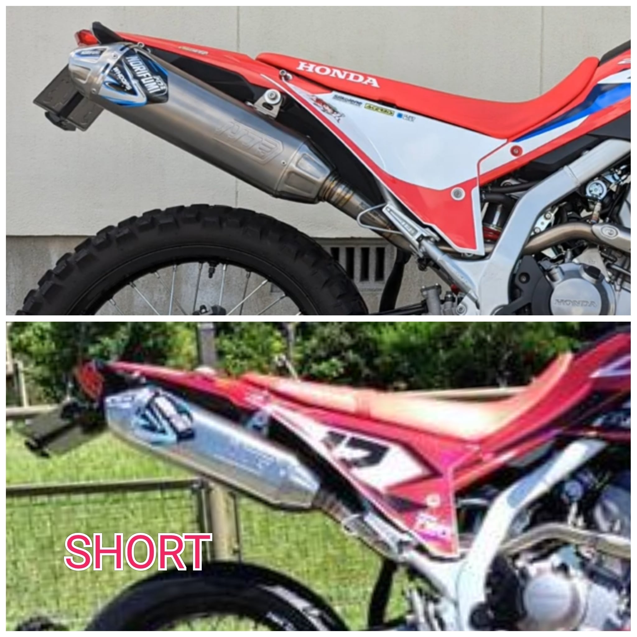 WHOOPS 【CRF250RALLY/250L MD47】 ☆チタンショート | 39MOTOR