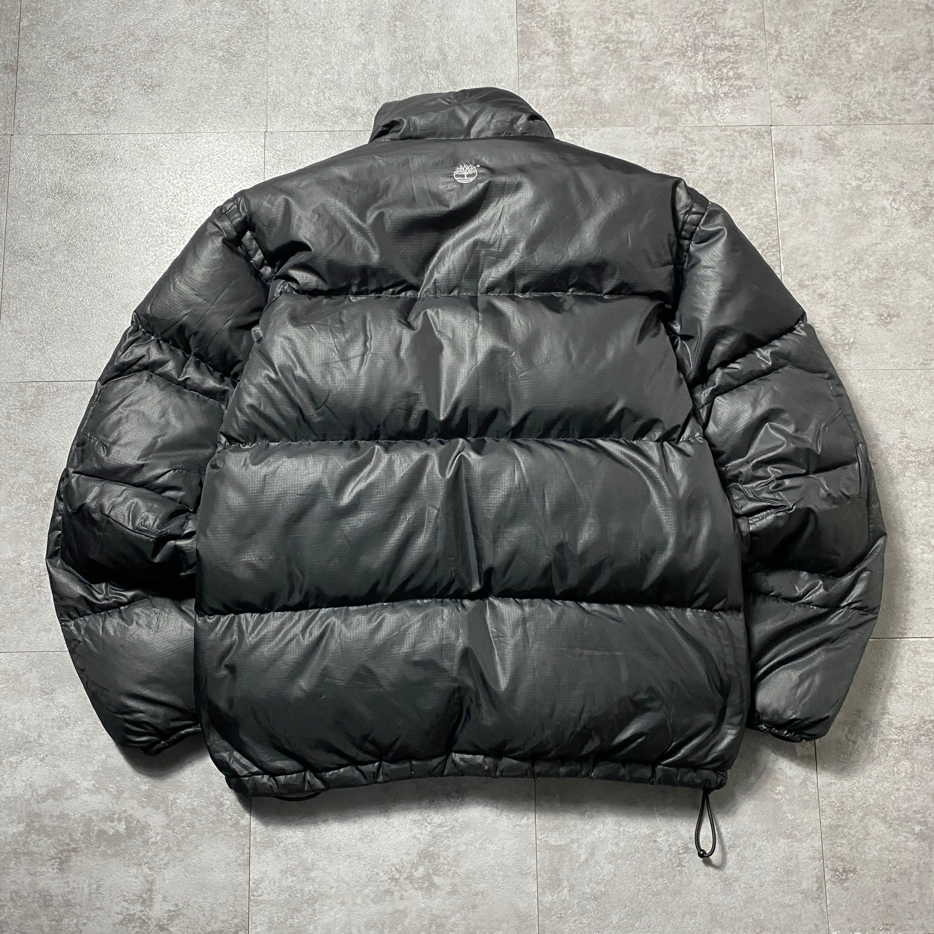 90's Timberland ティンバーランド 刺繍ワンポイント ブラック 黒