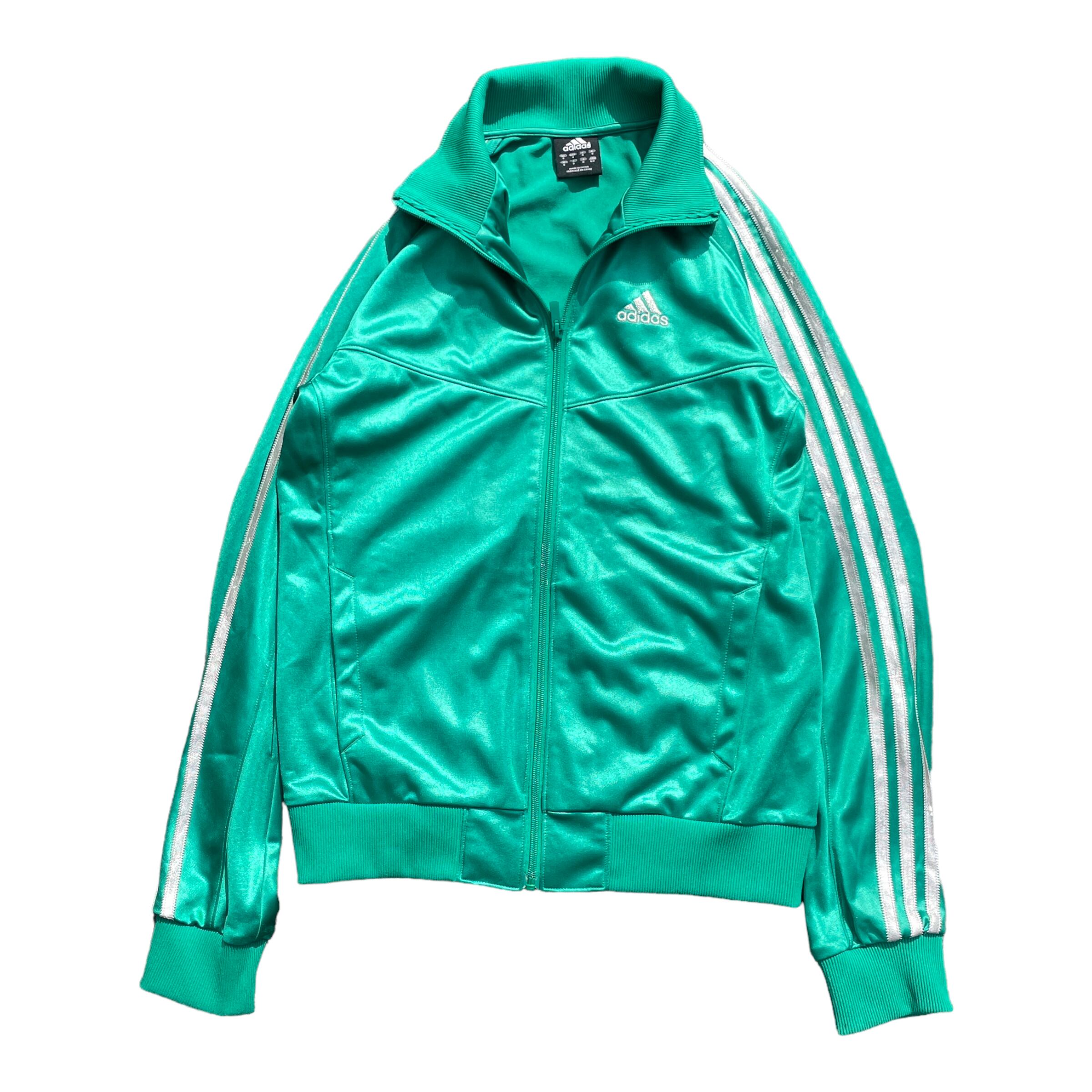 00's adidas アディダス ジャージ/トラックジャケット 光沢 緑