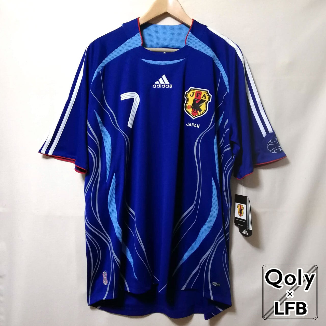 日本代表 2006 adidas ホーム半袖 ユニフォーム #7 NAKATA 中田英寿