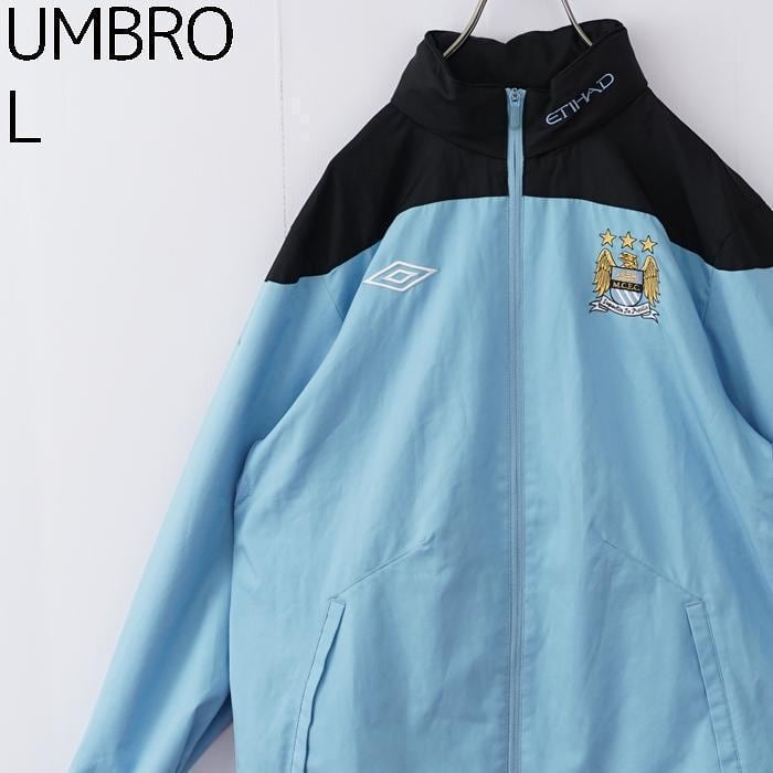 激レア アンブロUmbro マンチェスター・シティ ナイロンジャケット XL