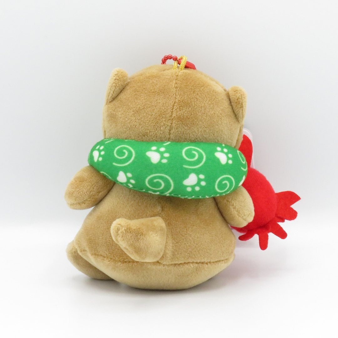 福井限定 さすらいの旅カワウソ ぬいぐるみキーチェーン フエ入り