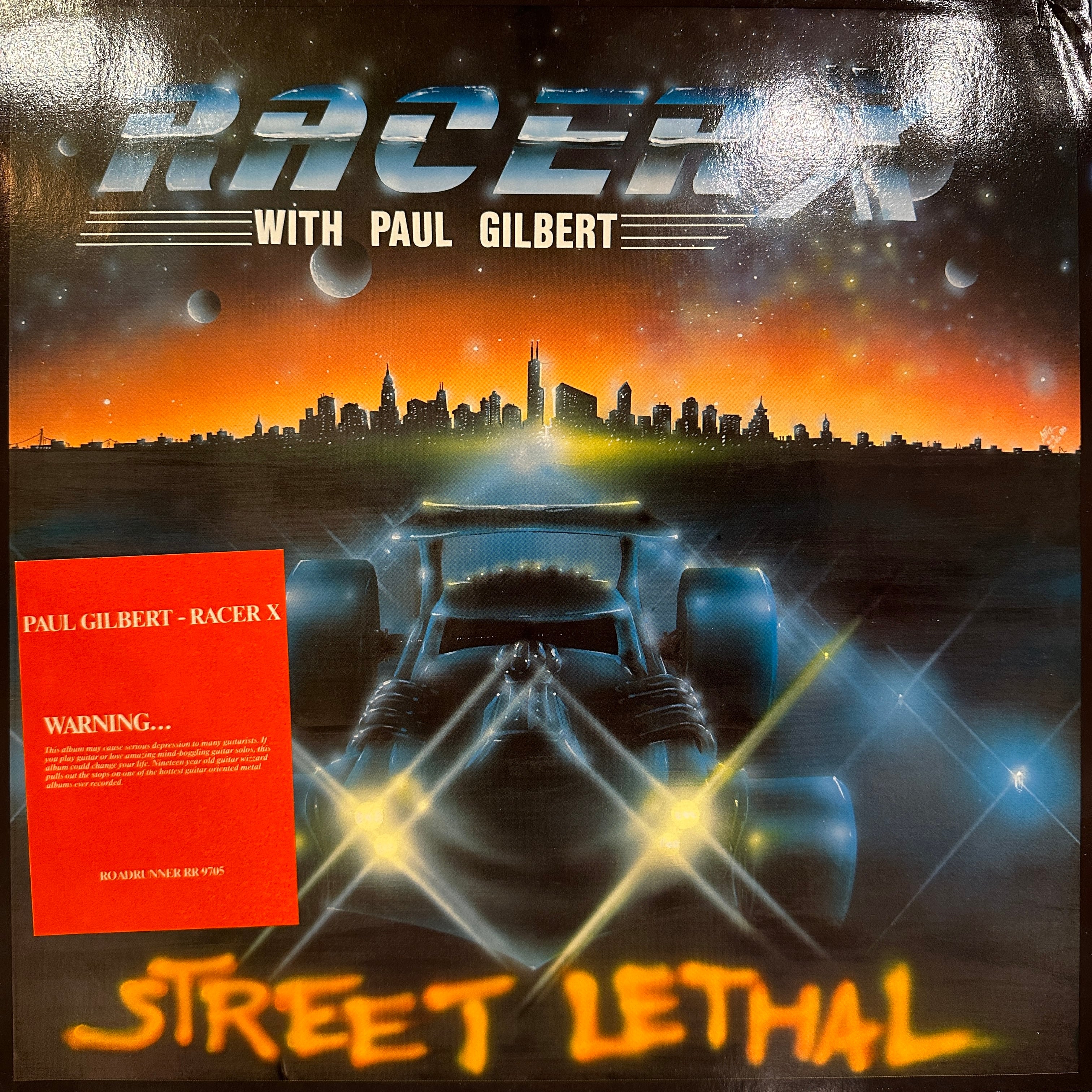 LP】RACER X WITH PAUL GILBERT/Street Lethal | SORC 中古アナログ