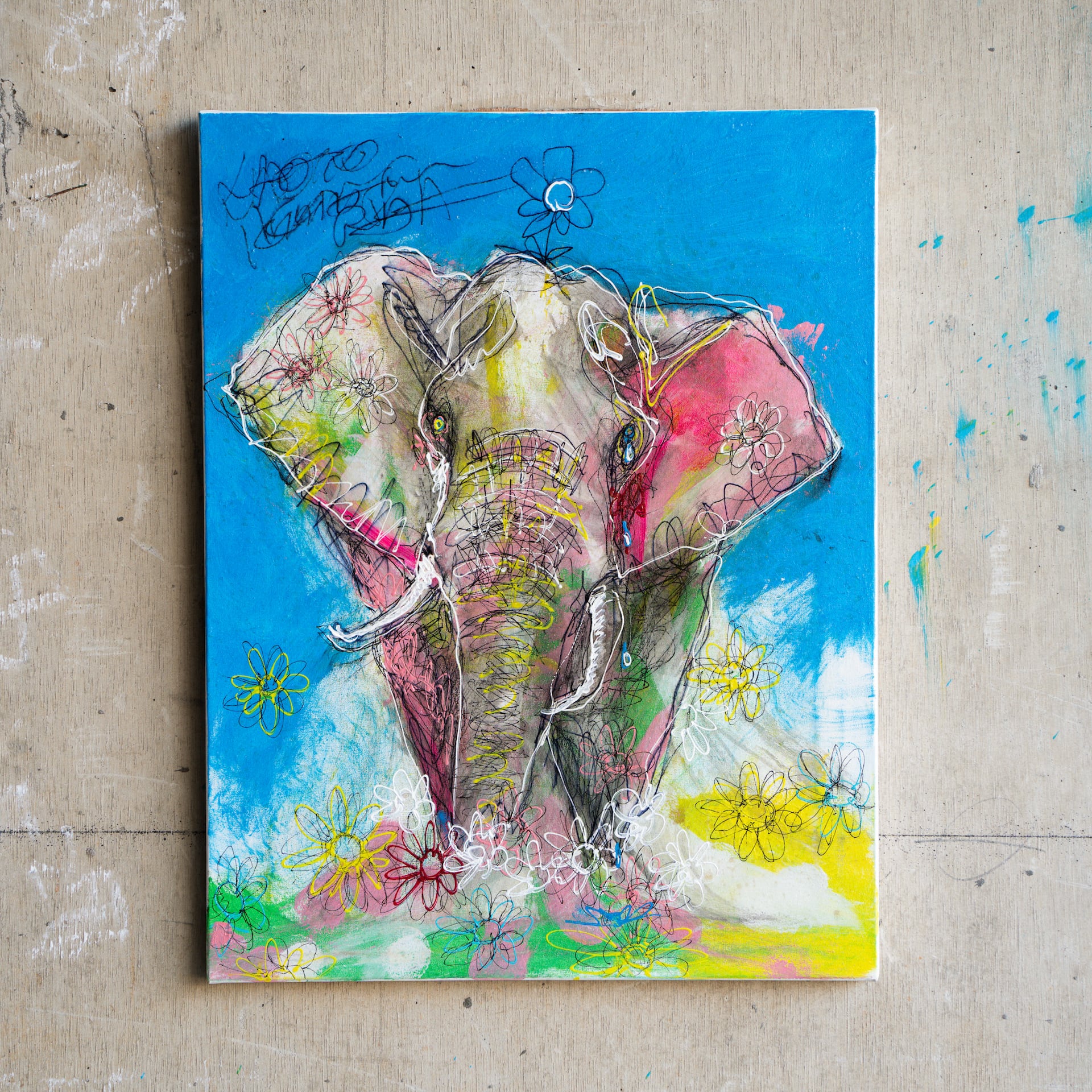 e*o様 北村直登氏 原画 サイズF0 e*o様 北村直登氏 原画 サイズF0 北村