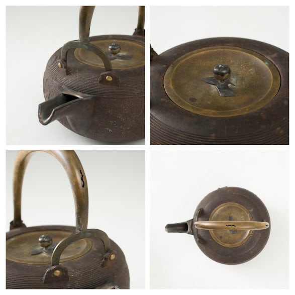 銚子 亀 鉄 燗鍋 間鍋 一対 ペア 金属工芸 茶道具 懐石道具 酒器 茶