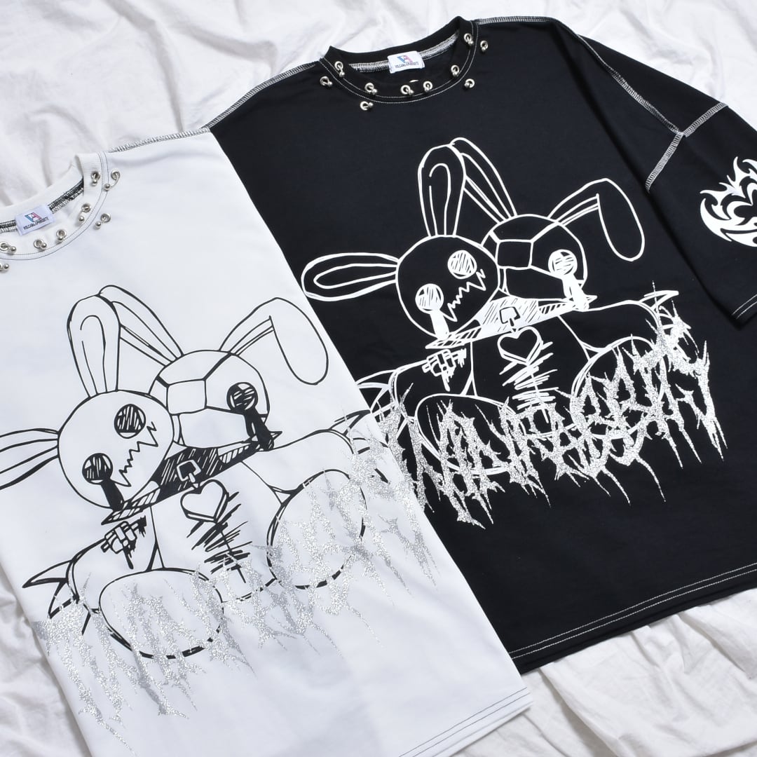 WウサピアスステッチTシャツ | VOLCAN&APHRODITE