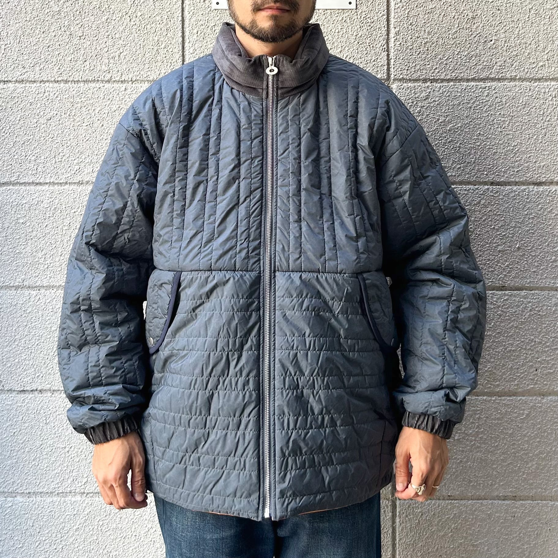 NOROLL RETRO QLT JACKET Brown Navy / ノーロール レトロキルト