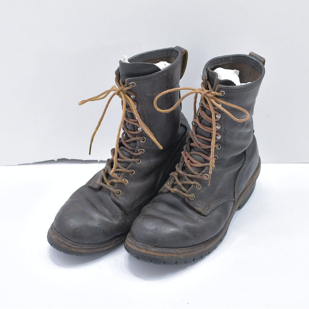 93s アメリカ製 RED WING レッドウィング RW-699 ロガーブーツ 靴 本革