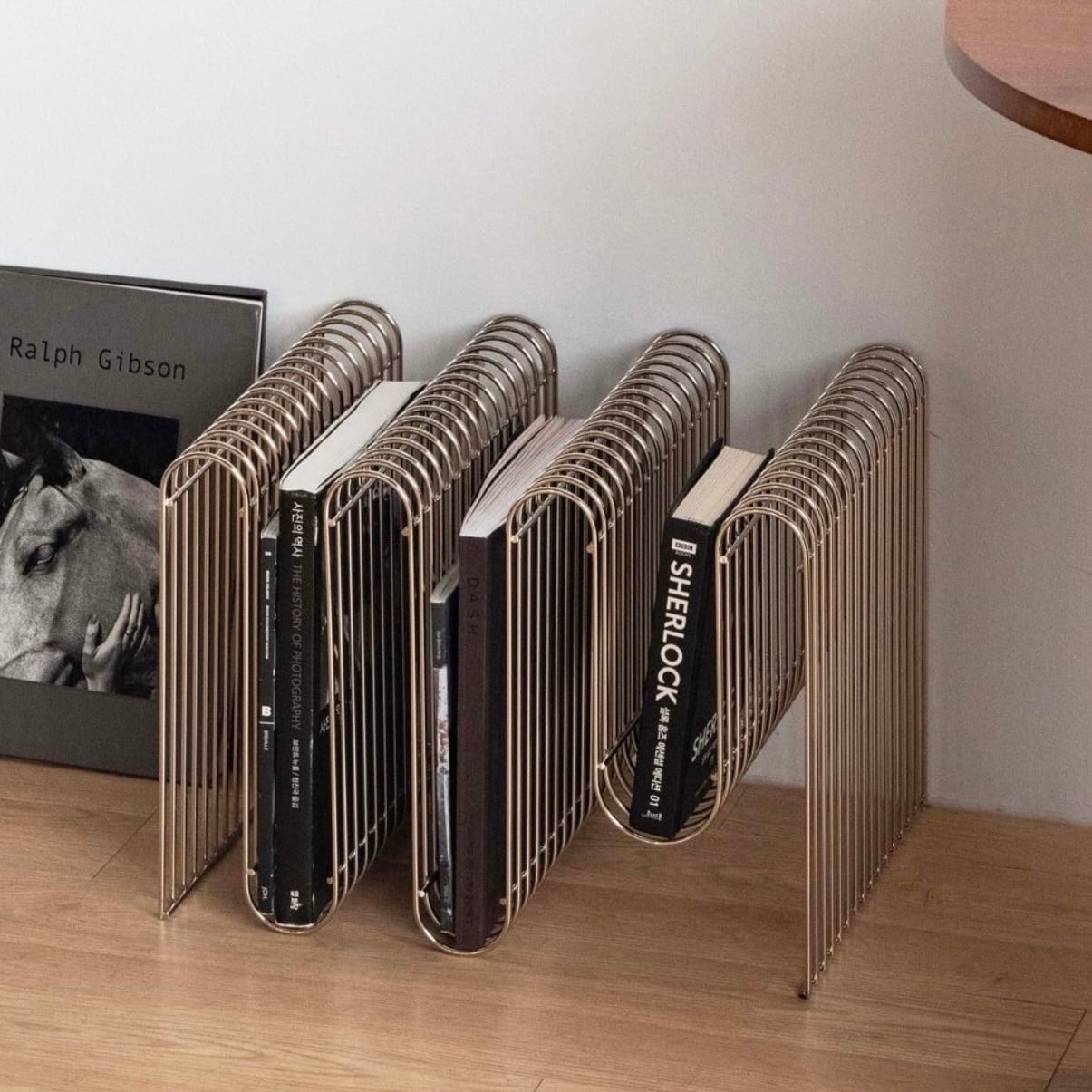 wire magazine rack / ワイヤー マガジンラック LP スタンド サイド