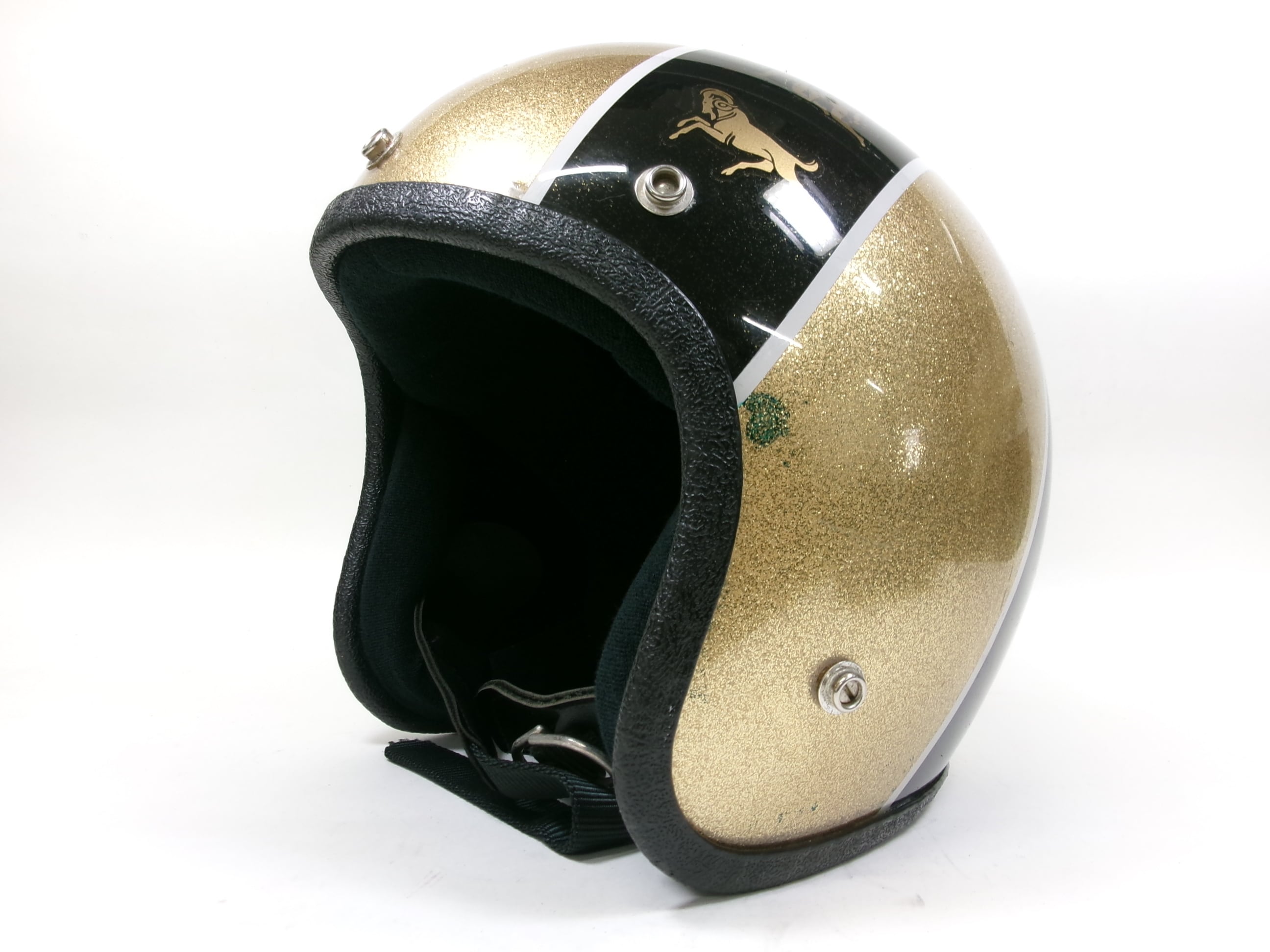 60s ZODIAC ジェットヘルメット 目深加工済み L ☆60年代 AIM BELL