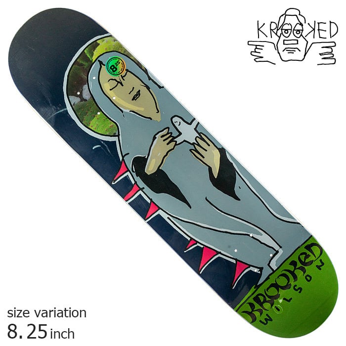 KROOKED デッキ クルキッド スケボー WILSON BIRD KEEPER 8.25 inch
