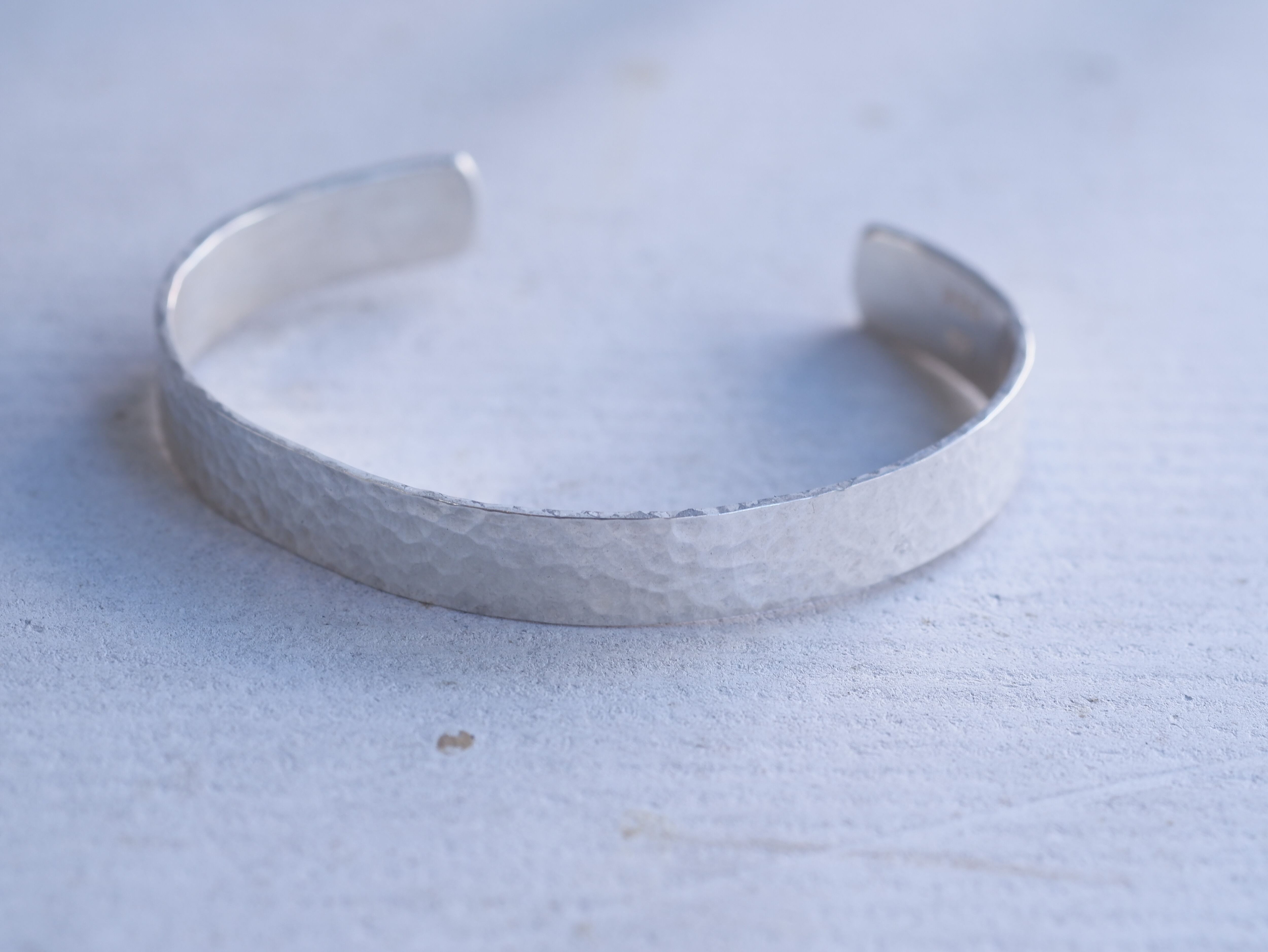 U silver1000*純銀製*ぽってりシンプルボリュームバングル silver1000