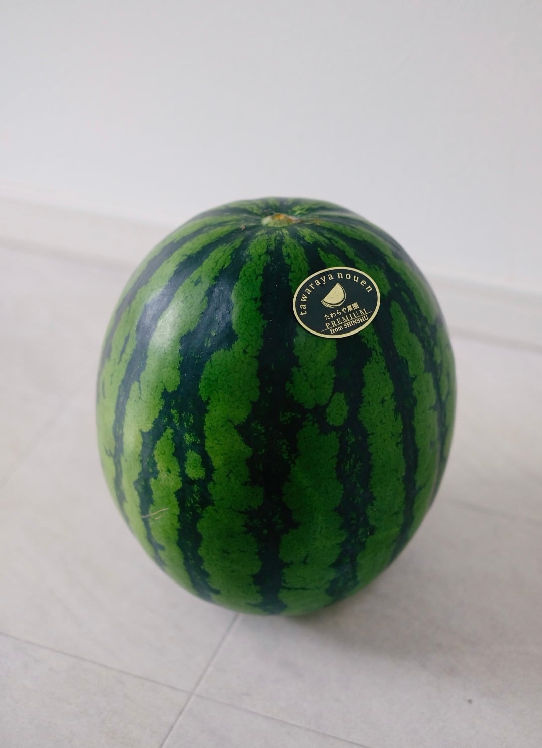 大玉すいか 秀品 2Lサイズ【1玉】スイカ 波田産 | たわらや農園